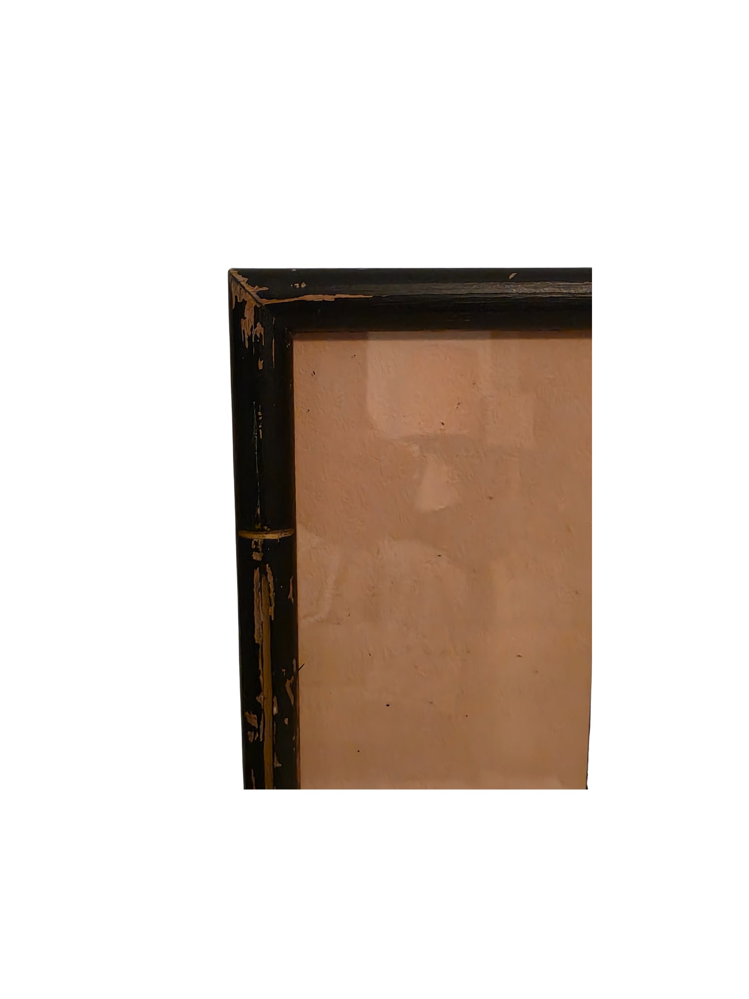 Mid 20th Century Signed Japanese Silk Painting | Japandi Moonlight Waterfall Landscape in Rustic Bam - 3