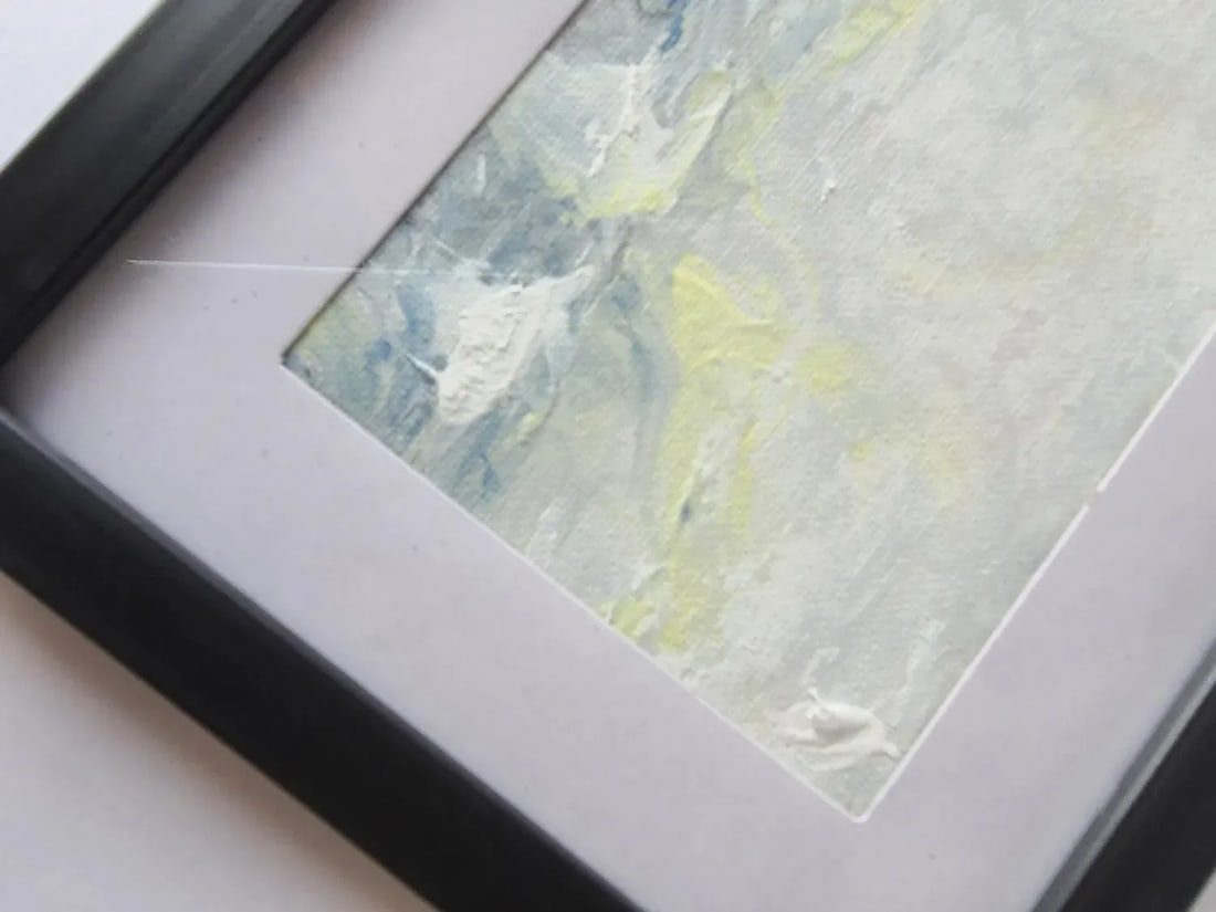 Impressions III Contemporary Impressionist Style Abstract Landscape Acrylic Painting, Framed - 4