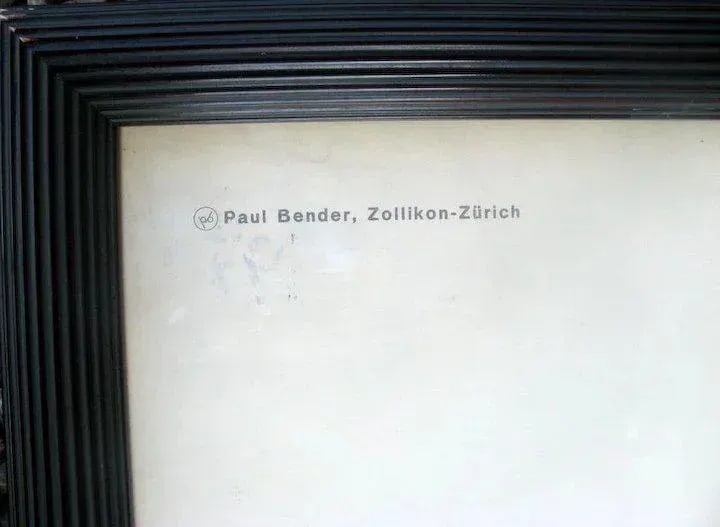 Mid 20th Century German Opal Cigar Poster, Framed - 5