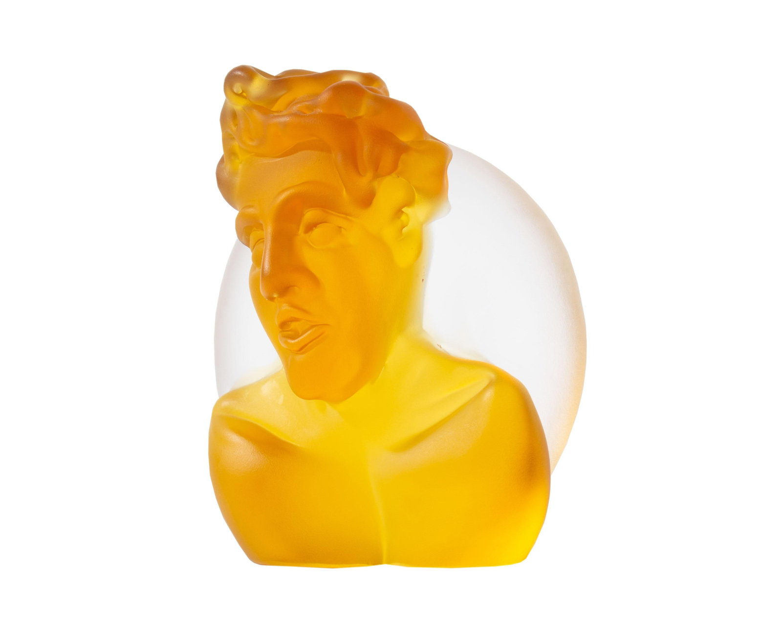 2004 Art Glass Bust Sculpture by Richard Jolley - 2