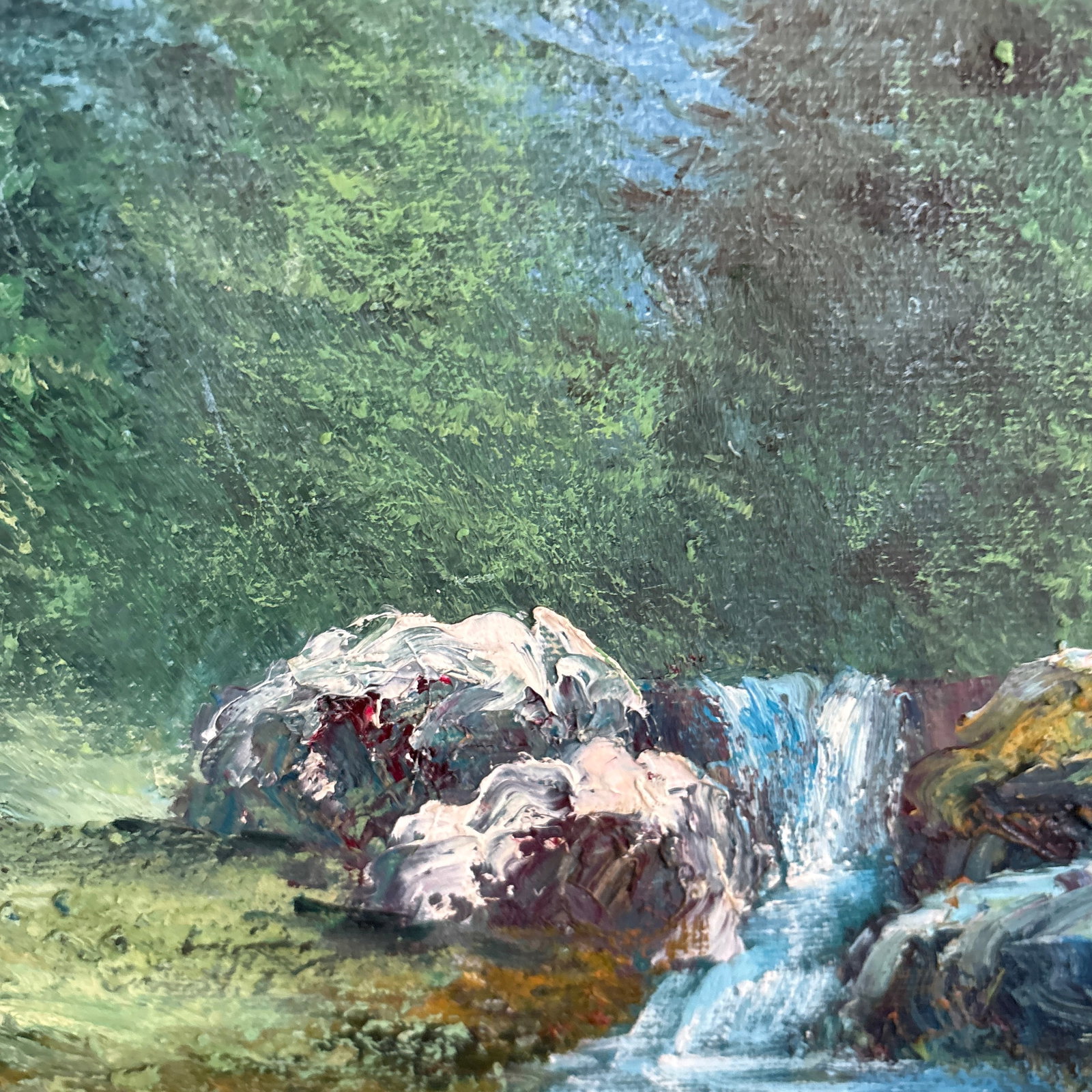 1960's Landscape Oil Painting. Signed - 9