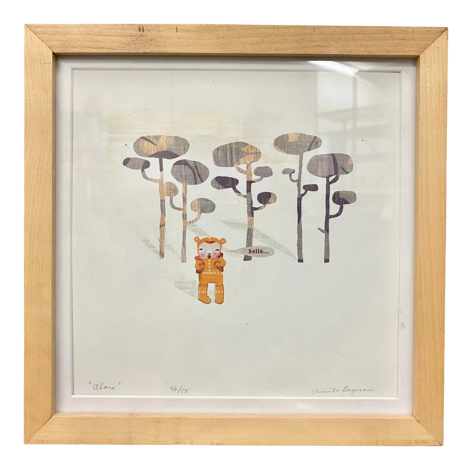 Limited Edition Surrealist Pencil Signed Illustration by Camilla Engman (1 of 9)