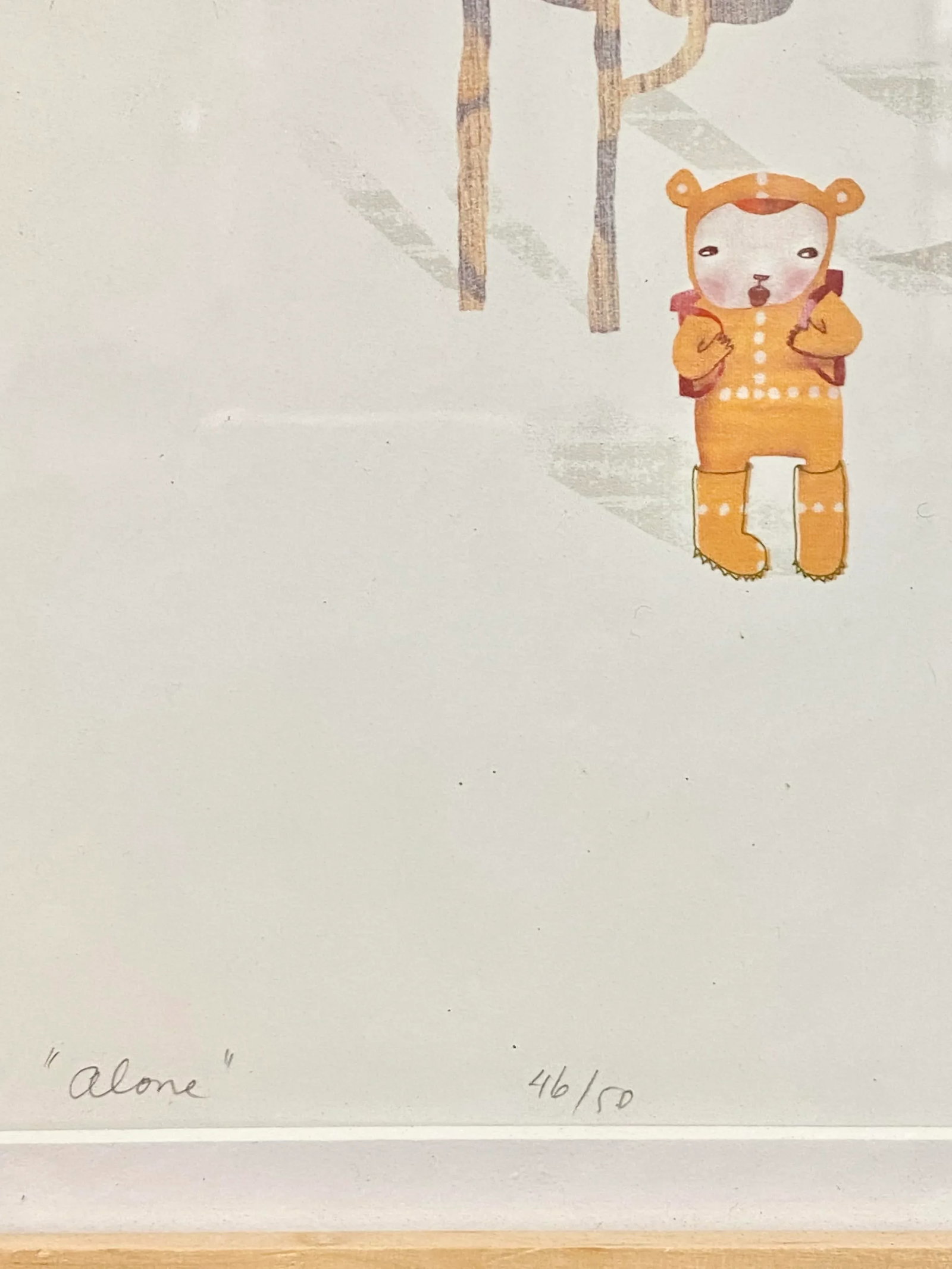 Limited Edition Surrealist Pencil Signed Illustration by Camilla Engman - 3