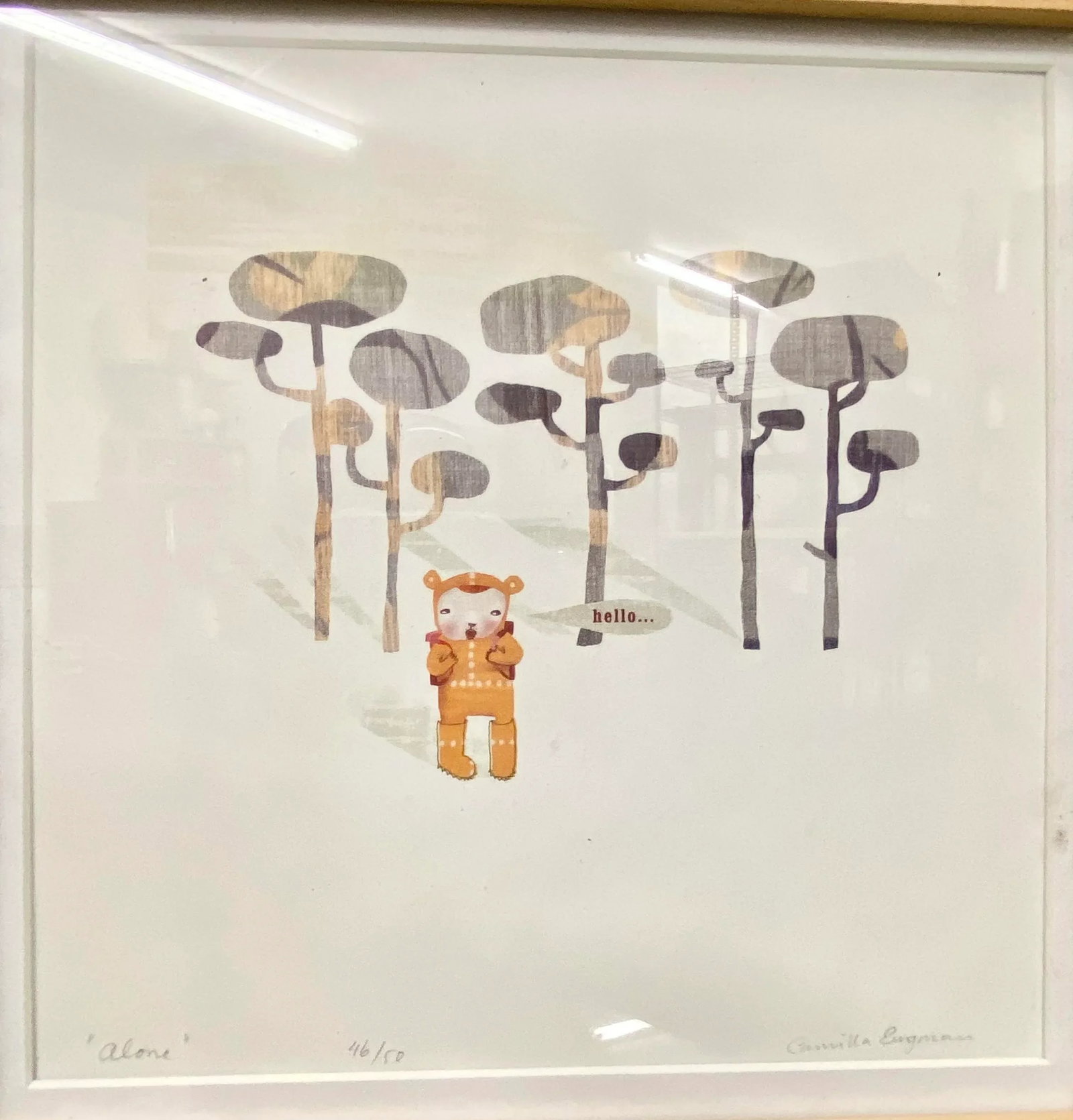 Limited Edition Surrealist Pencil Signed Illustration by Camilla Engman - 8