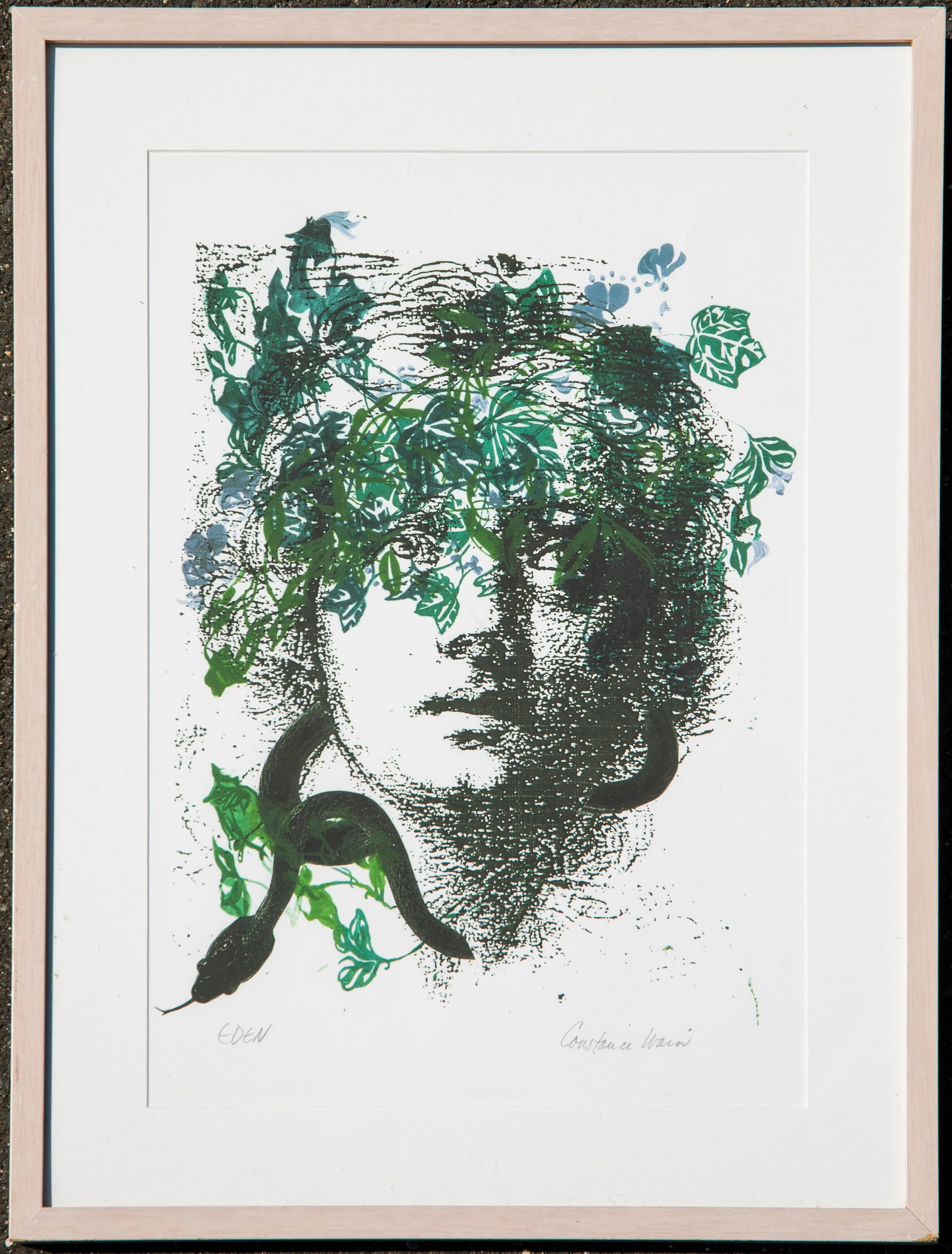 Eden From the Sophia Series (Original Art - Mixed Media and Lithography) - 2