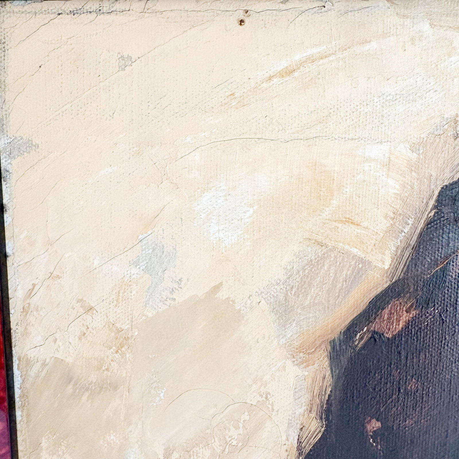 1960's Woman Portrait Oil Painting - 6