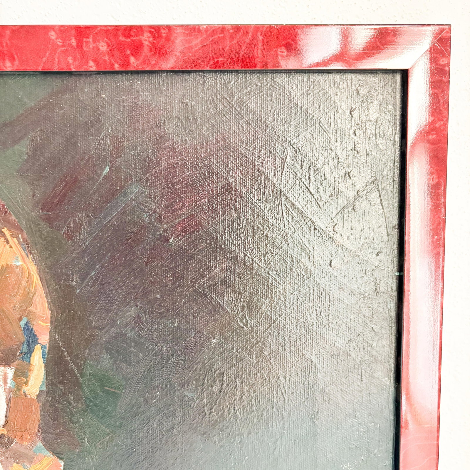 1960's Woman Portrait Oil Painting - 8