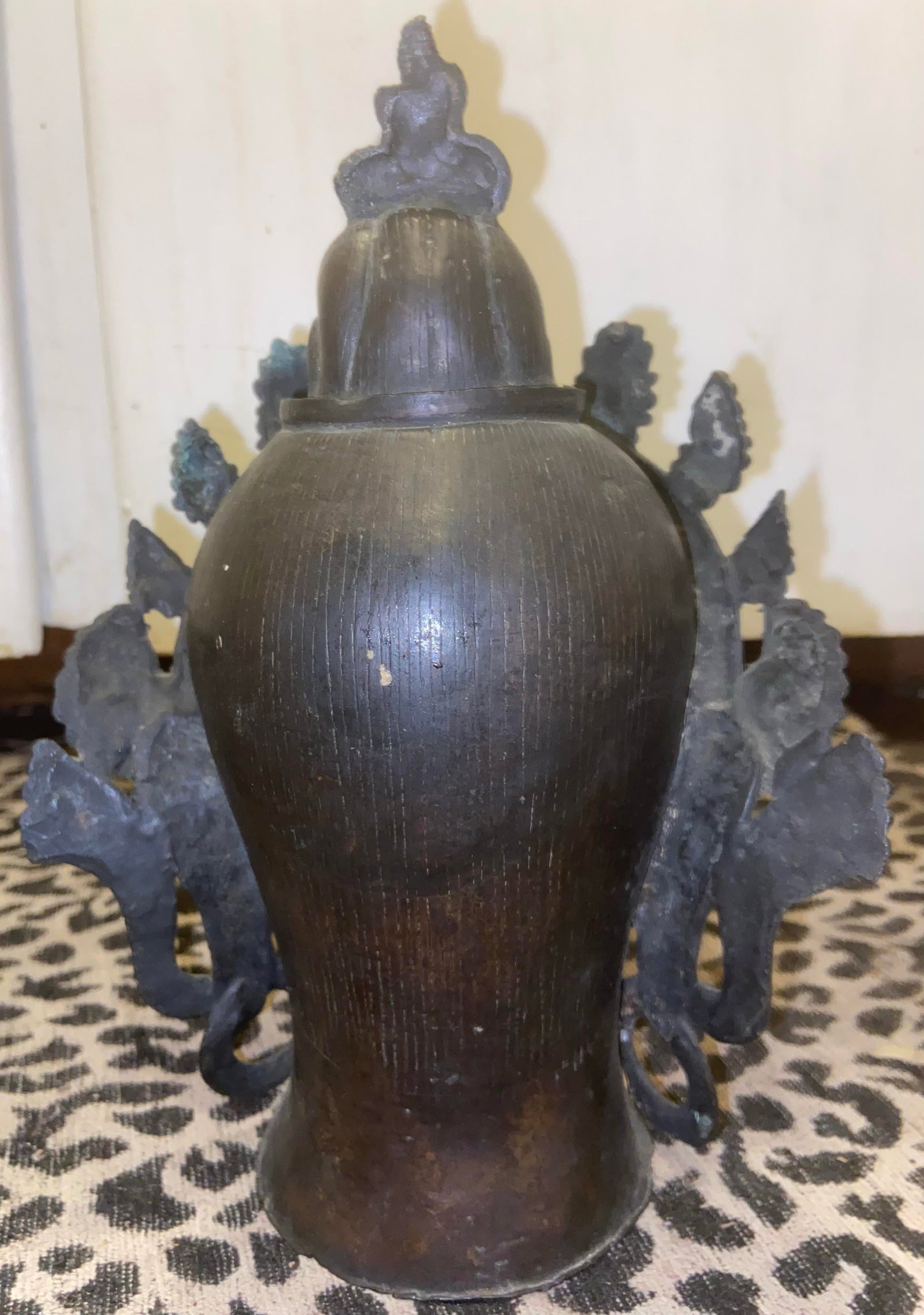 Early 20th Century Tibetan/Nepalese Bronze Bodhisattva Head - Hollow Cast - 6