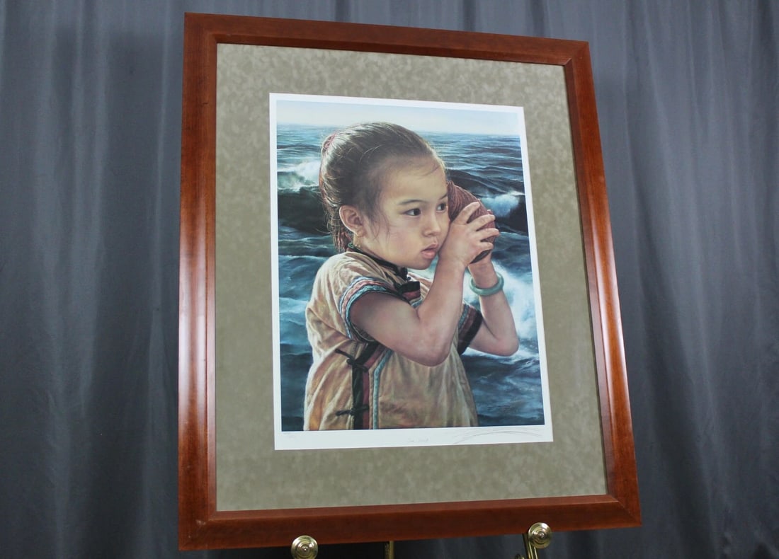 1990s Wai Ming "Sea Sounds" Signed & Numbered Lithograph Print W Coa - 3