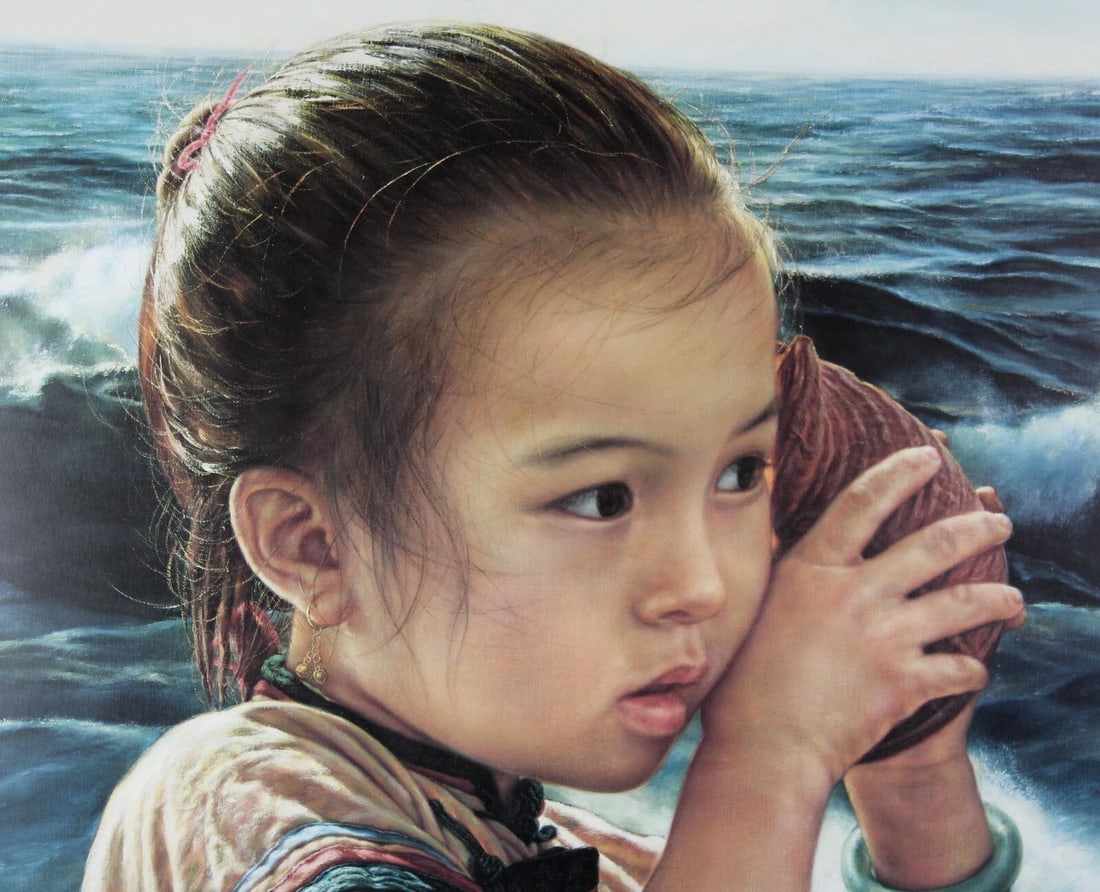 1990s Wai Ming "Sea Sounds" Signed & Numbered Lithograph Print W Coa - 7