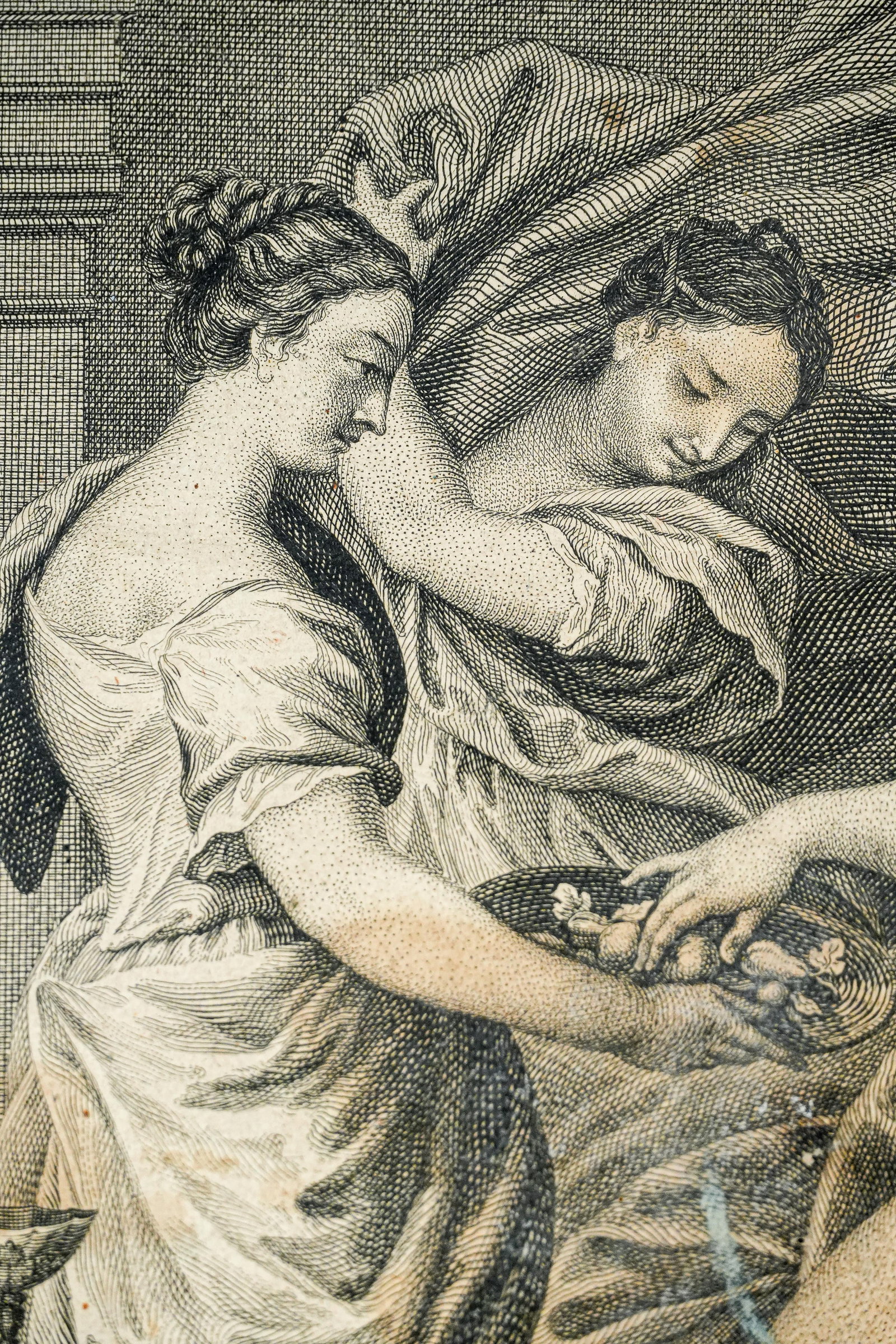18th Century Old Master Style Mythological Antique Engraving Allegorical Print Framed Nude - 6