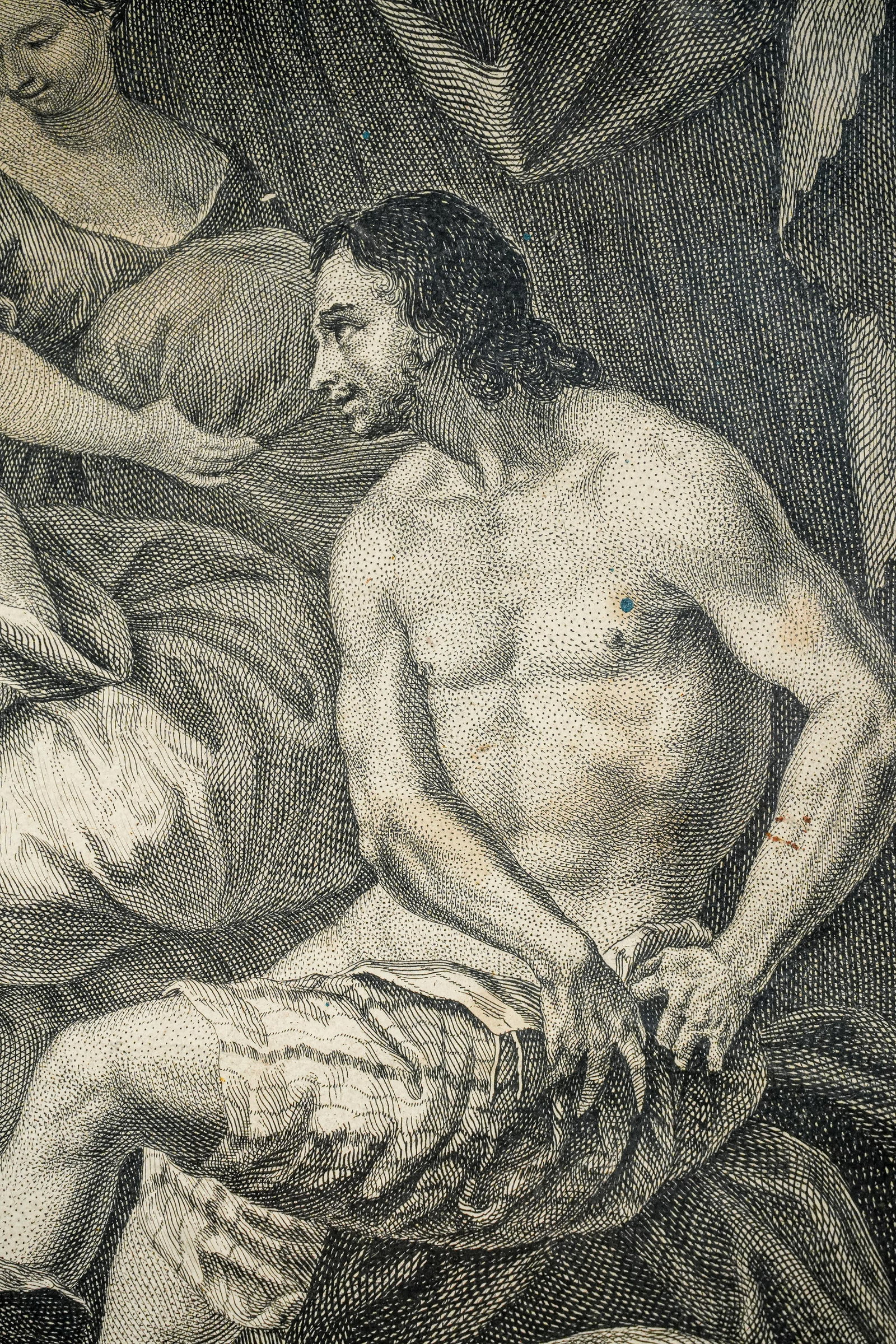 18th Century Old Master Style Mythological Antique Engraving Allegorical Print Framed Nude - 7