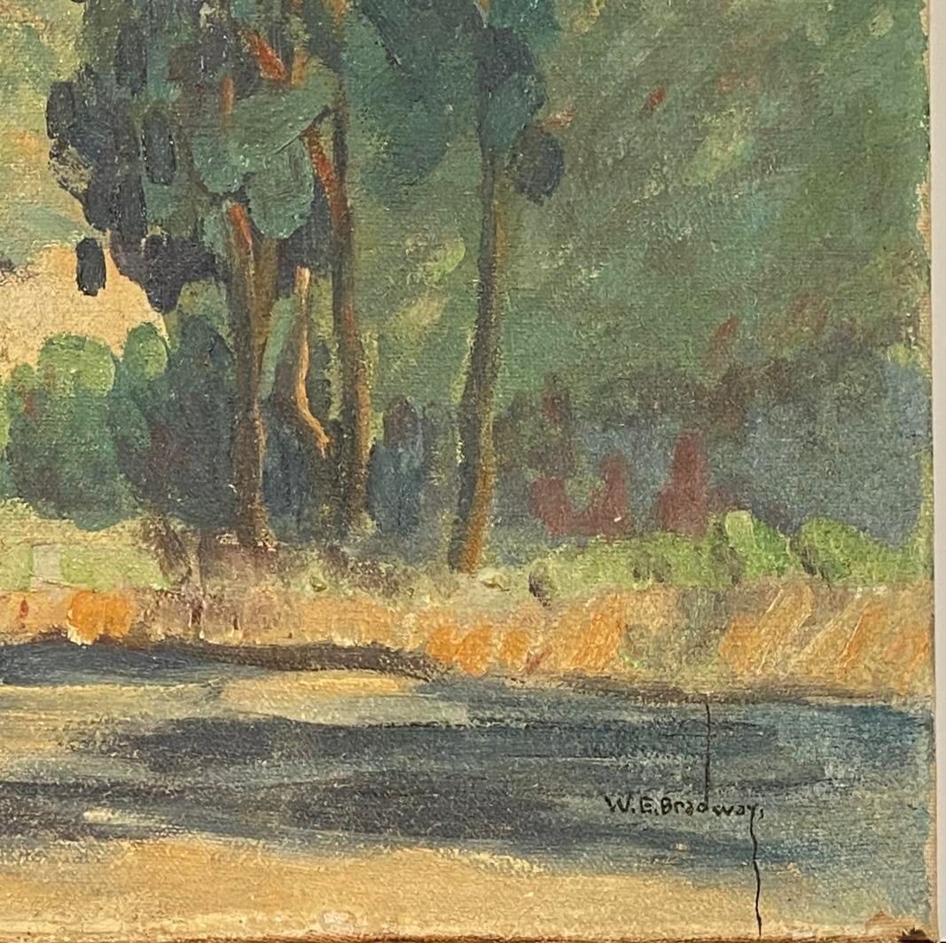 Early 20th Century Serene American Impressionist Landscape San Diego Painter California Wabi Sabi - 2