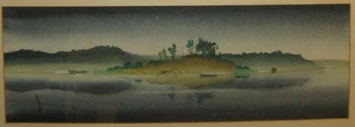 Coast at Night Painting by Hereward Lester Cooke - 2