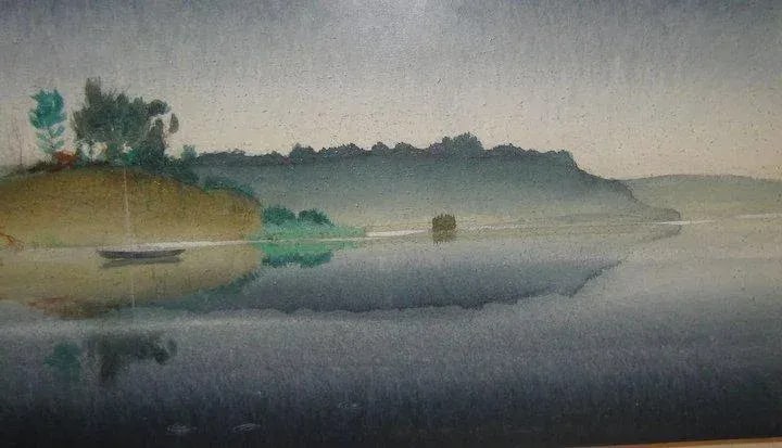 Coast at Night Painting by Hereward Lester Cooke - 4