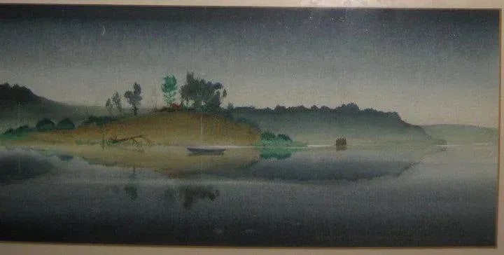 Coast at Night Painting by Hereward Lester Cooke - 5