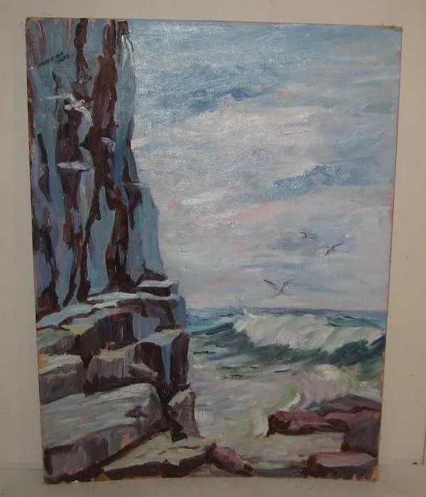 Coast Painting by Christina Bauer - 2