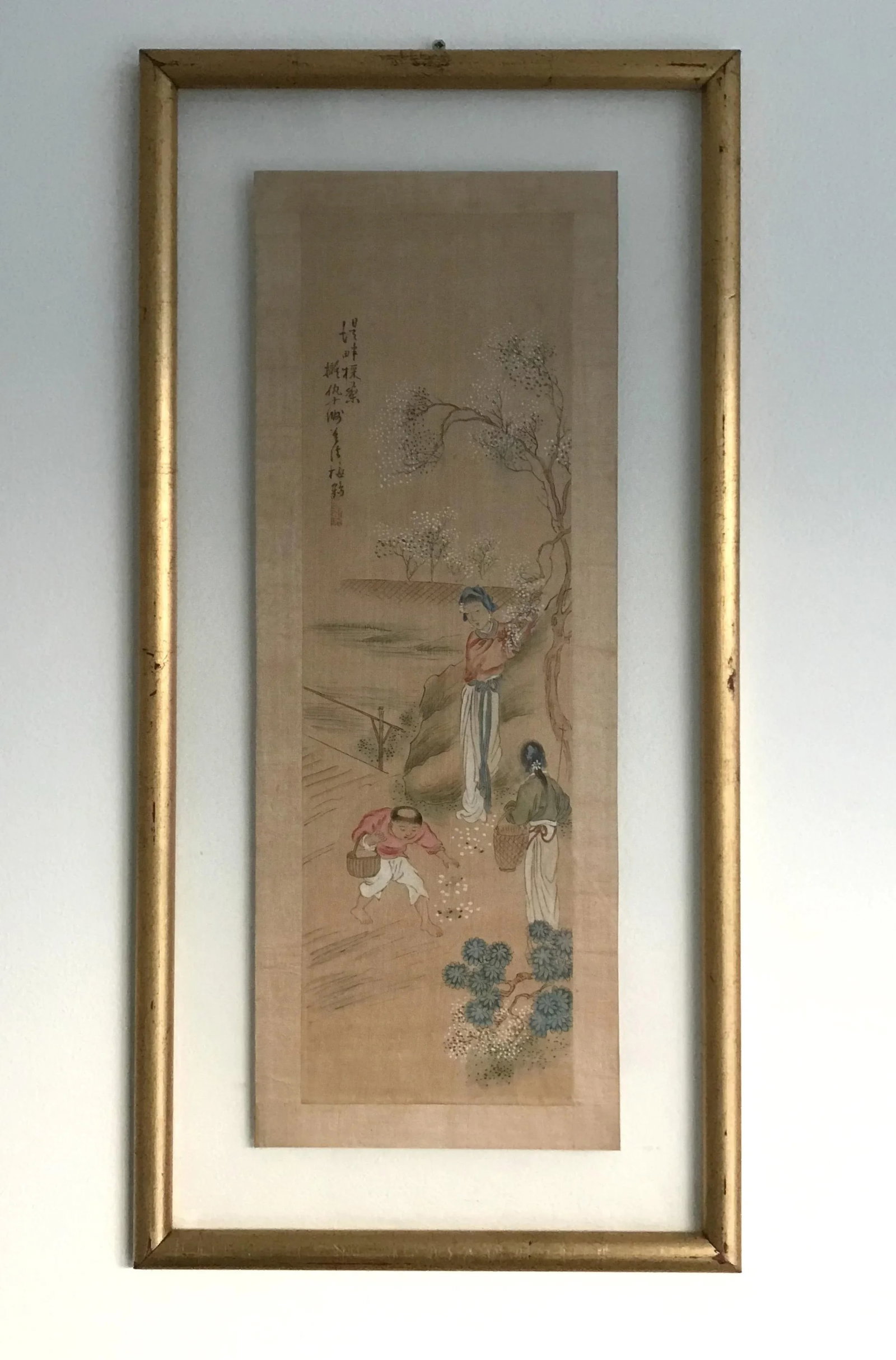 Early 20th Century Chinese Watercolor Painting, Framed - 2