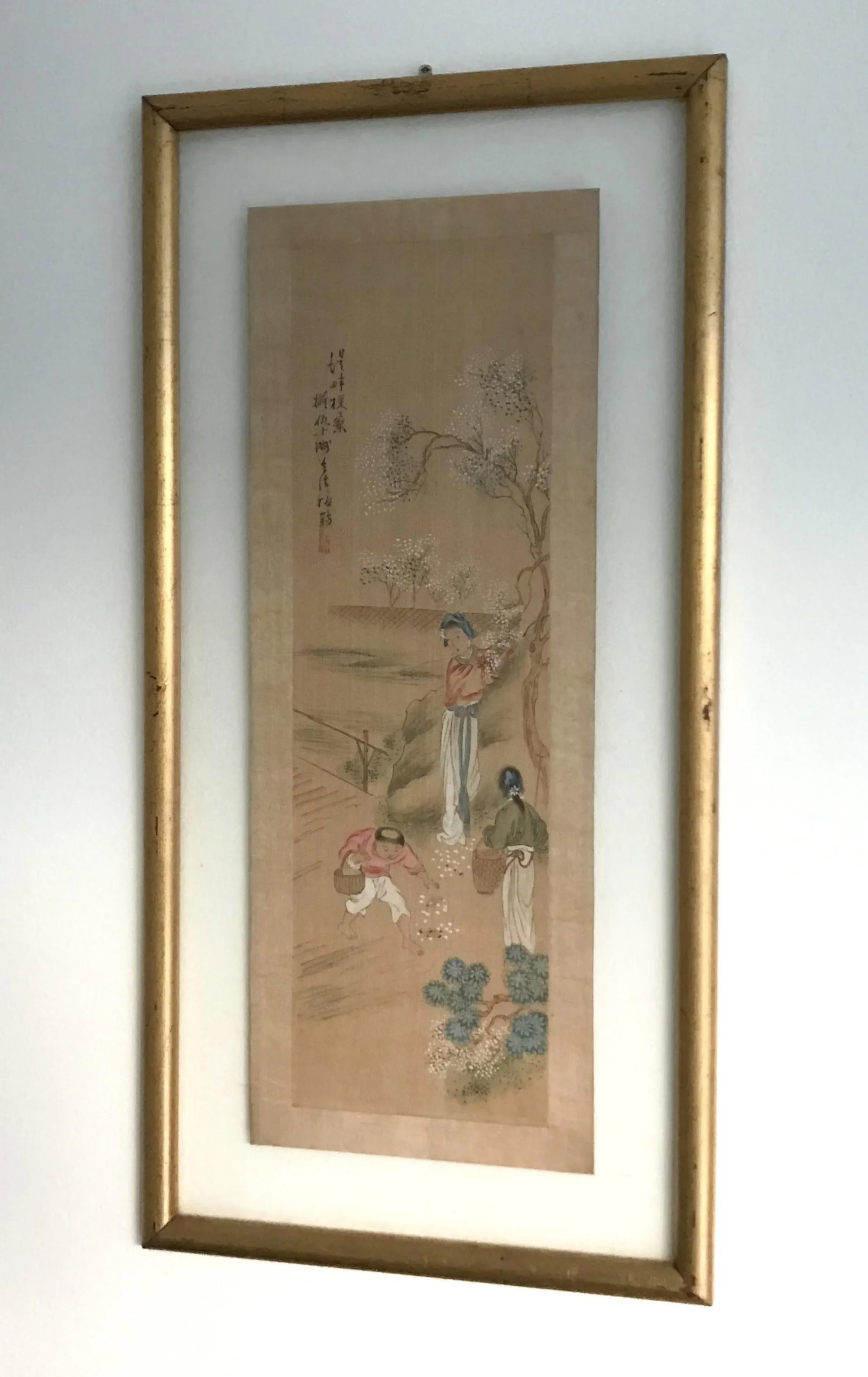 Early 20th Century Chinese Watercolor Painting, Framed - 3