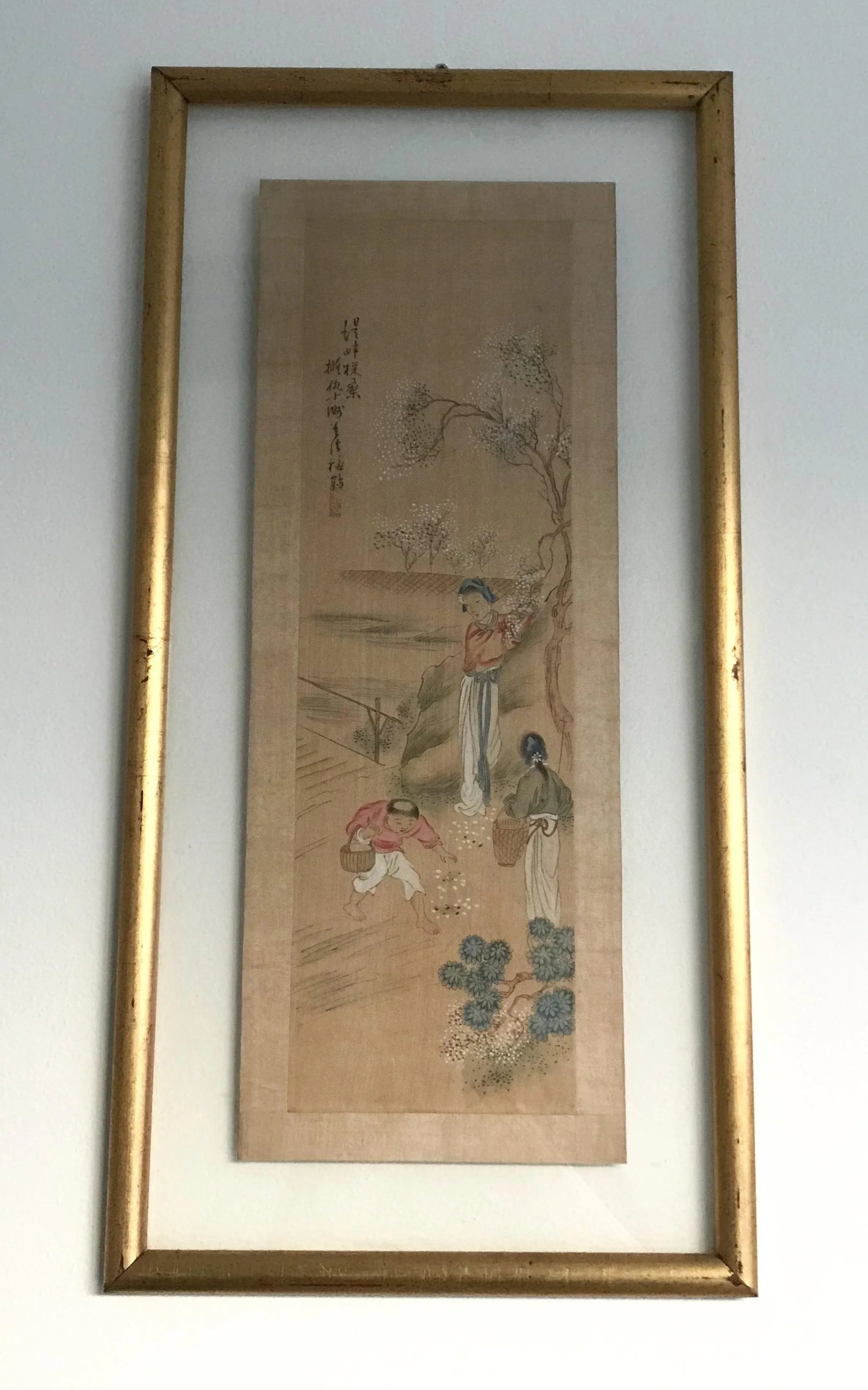 Early 20th Century Chinese Watercolor Painting, Framed - 4