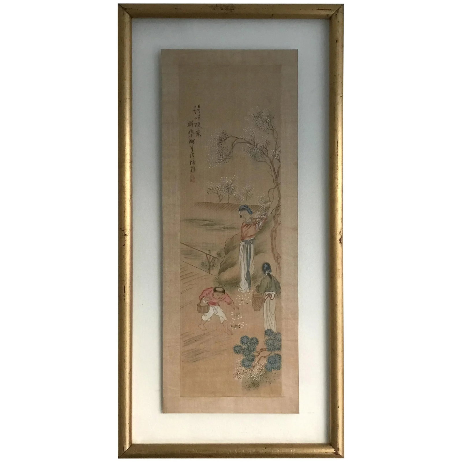Early 20th Century Chinese Watercolor Painting, Framed - 9