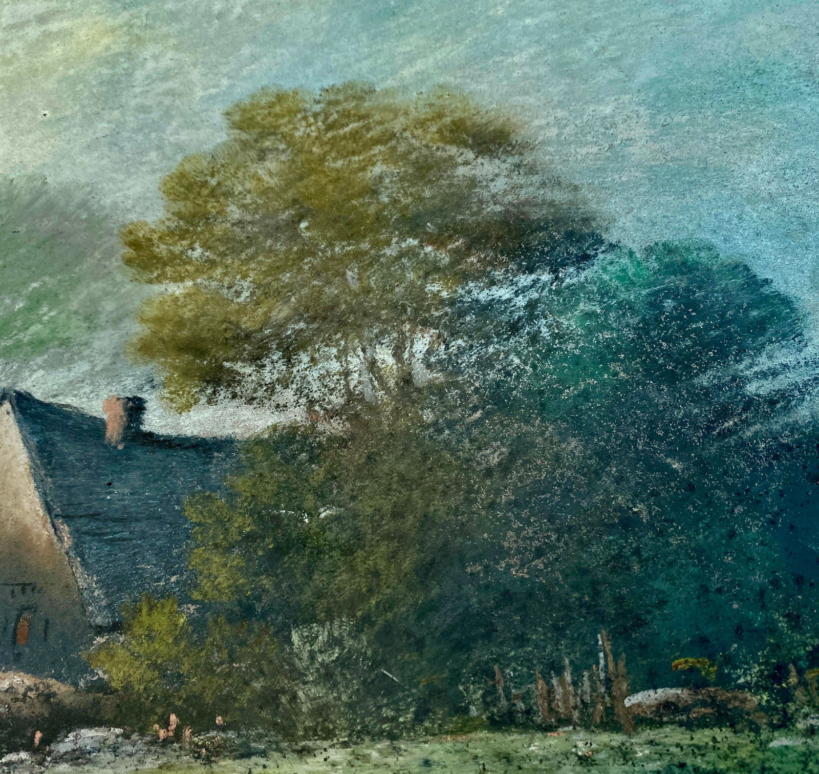 Antique Hudson River School Style Pastoral Landscape Painting - 6