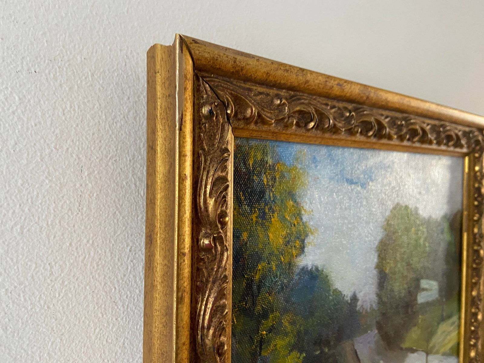 Plein Air Original Oil Painting Franklin County Missouri by Marina Movshina - 6