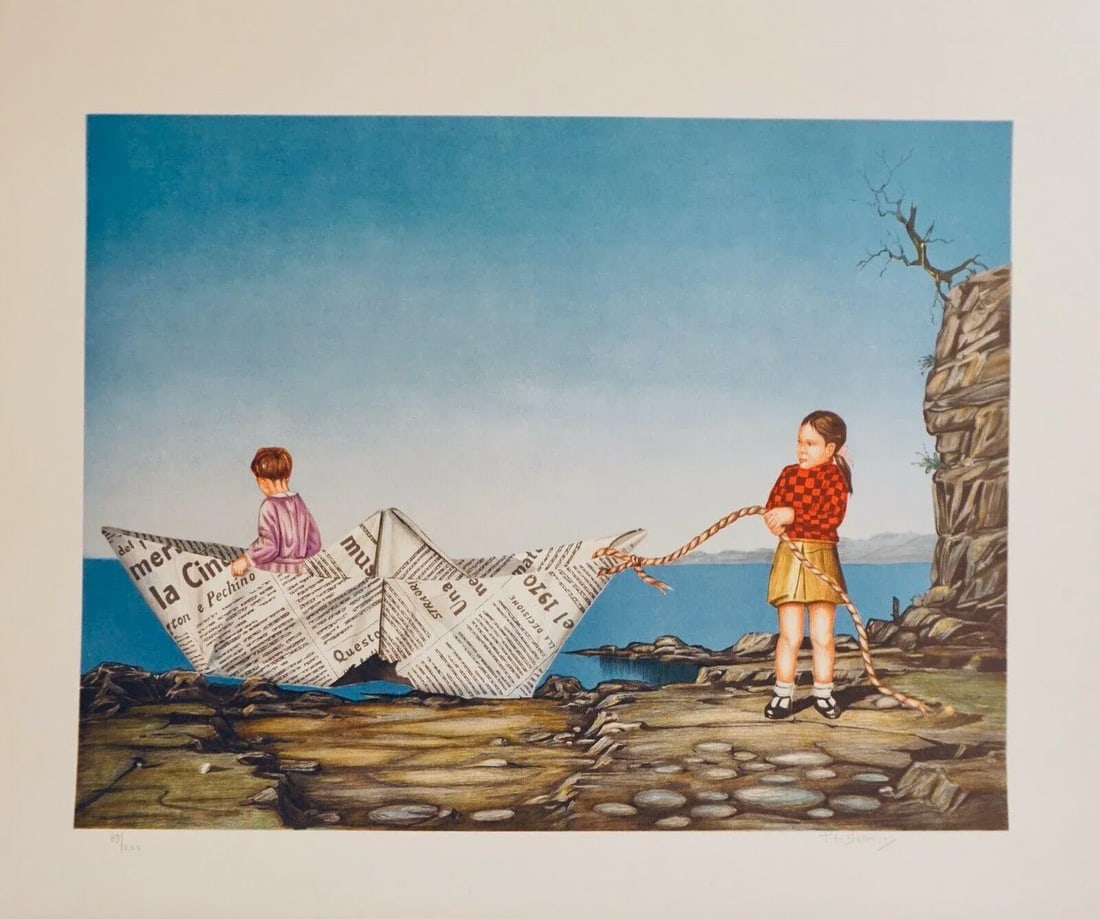 1970s Tito Salomoni Toy Boat Poster (1 of 5)