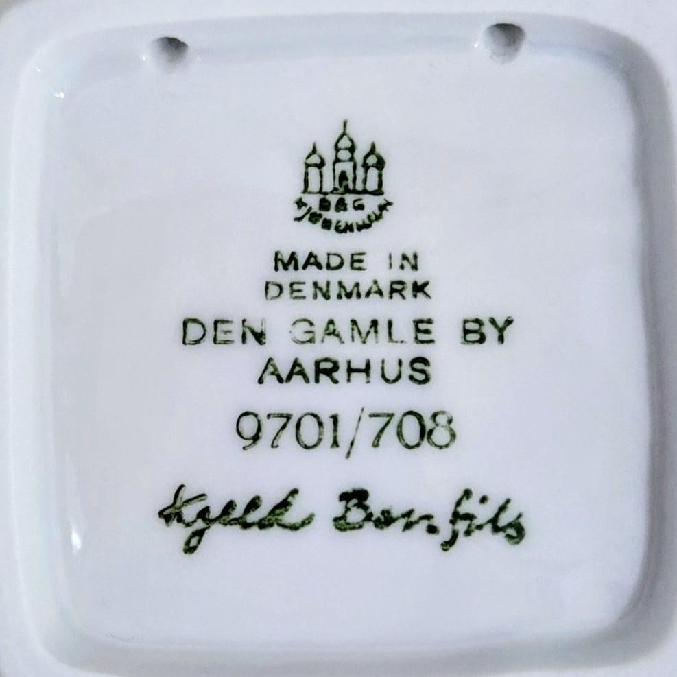 Vintage Bing & Grondahl Danish Landmark Mini Wall Plates Framed Art by Kjeld Bonfils - 7