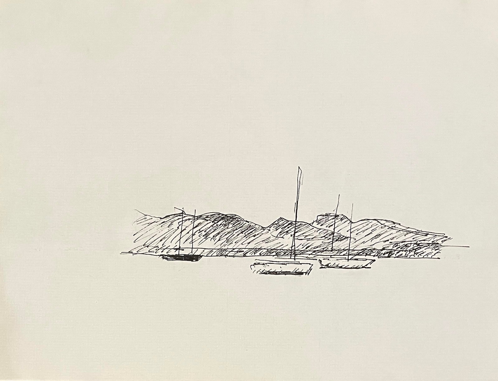1978 Puerto Rico Harbor Painting by Hayward Cirker - 5