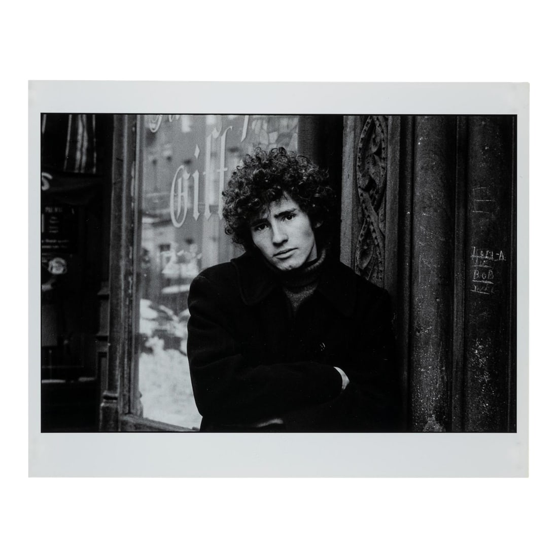 Tim Buckley by David Gahr, 1967 Estate Stamped Photograph: A striking portrait of Tim Buckley, the influential singer-songwriter by American photographer David Gahr, whose archive shaped the visual history of folk and rock music from the 1960s onward. This
