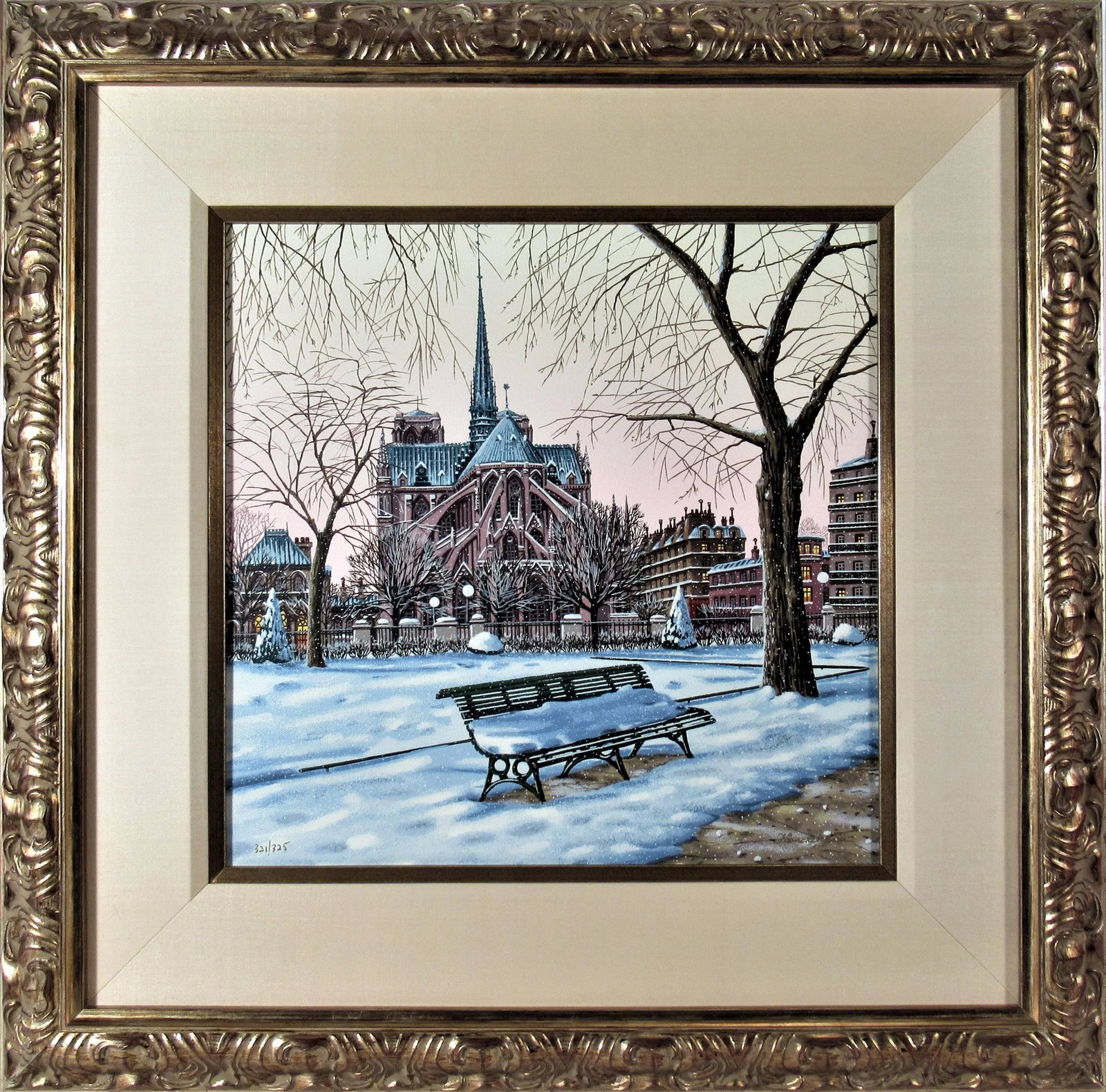 Liudmila Kondakova, Notre Dame de Paris in Winter - 5