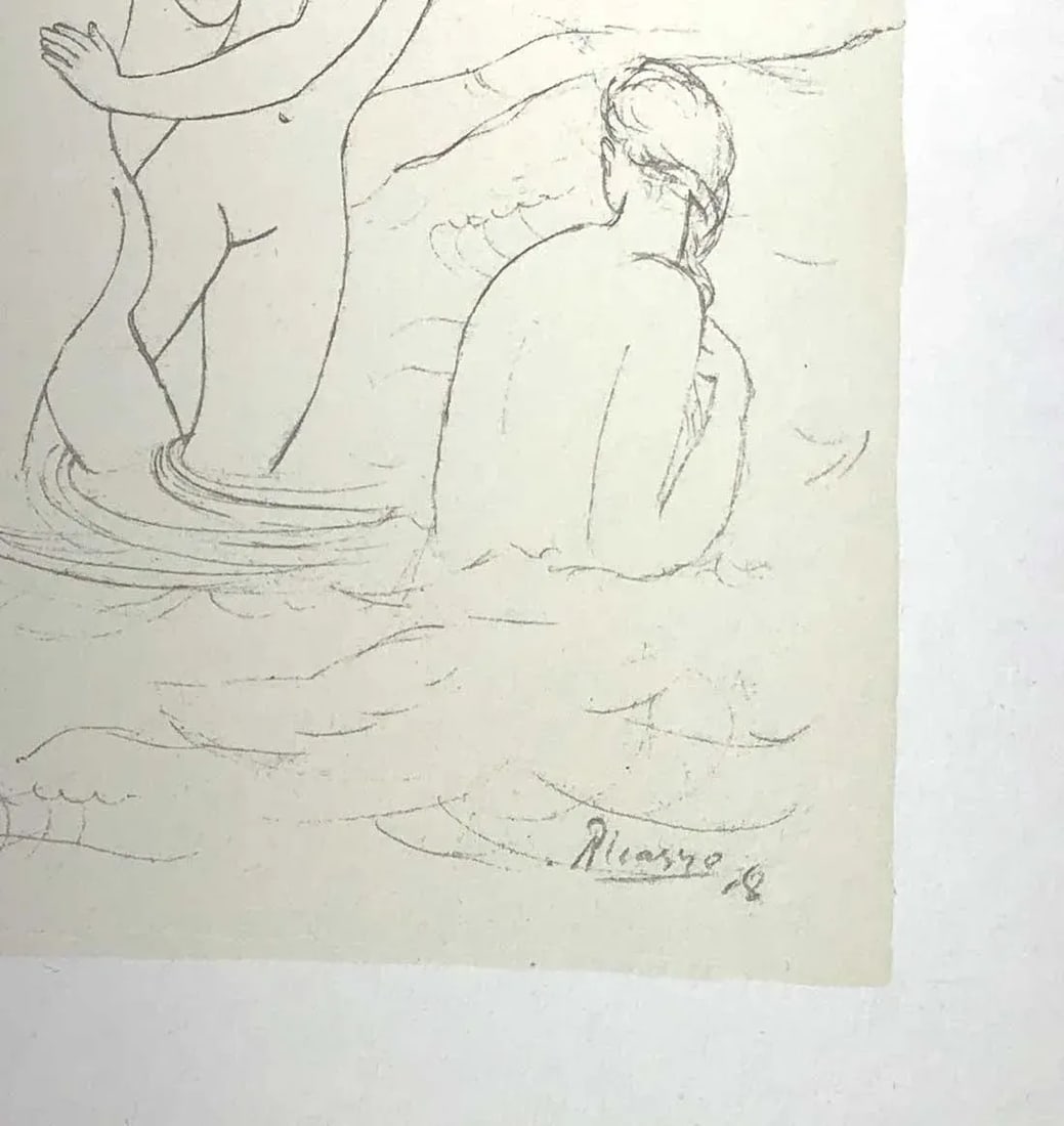 Pablo Picasso Lithograph "Bathers" Limited Edition - *Sign W/Frame Included - 3