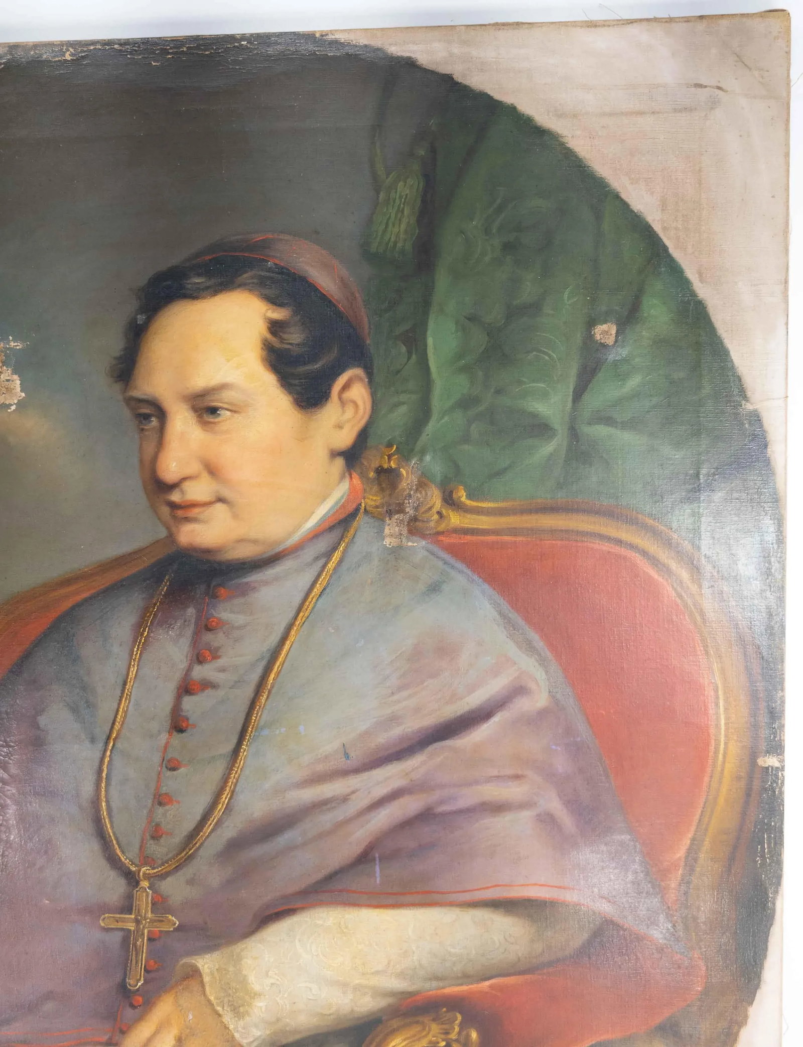 Large Religious Oil Painting on Canvas - 3