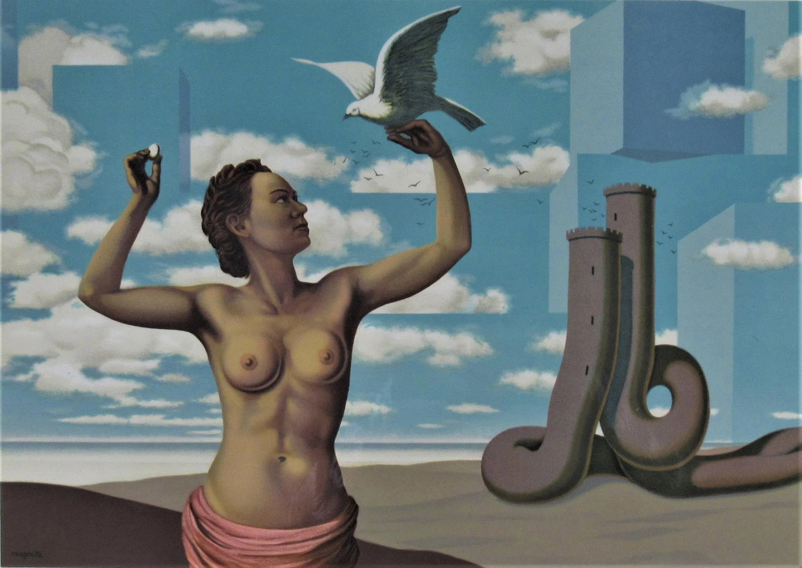 (after) Rene Magritte, Une Jeune Femme Presente Avec Grace, from Les Enfants Trouves - 2