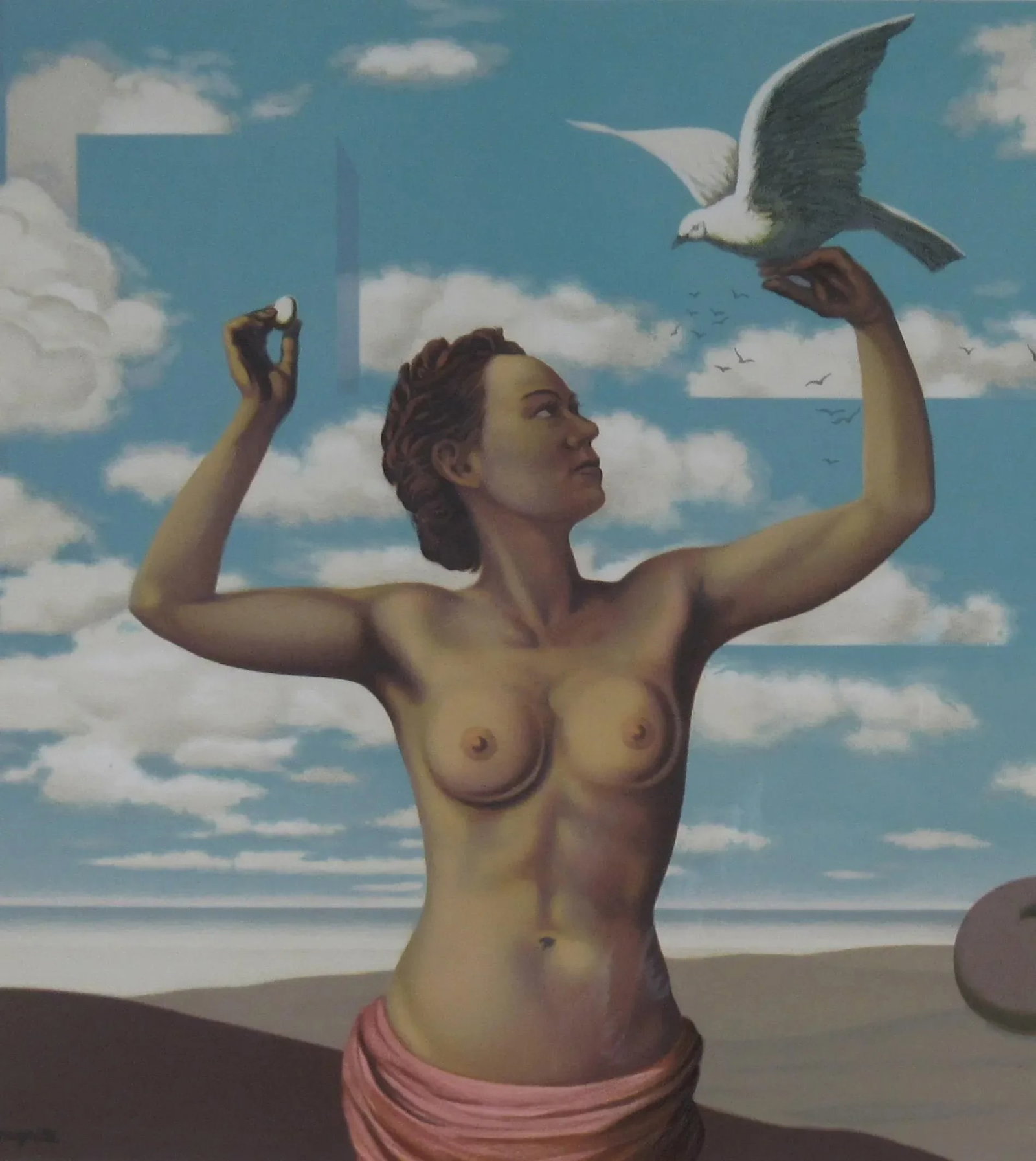 (after) Rene Magritte, Une Jeune Femme Presente Avec Grace, from Les Enfants Trouves - 3