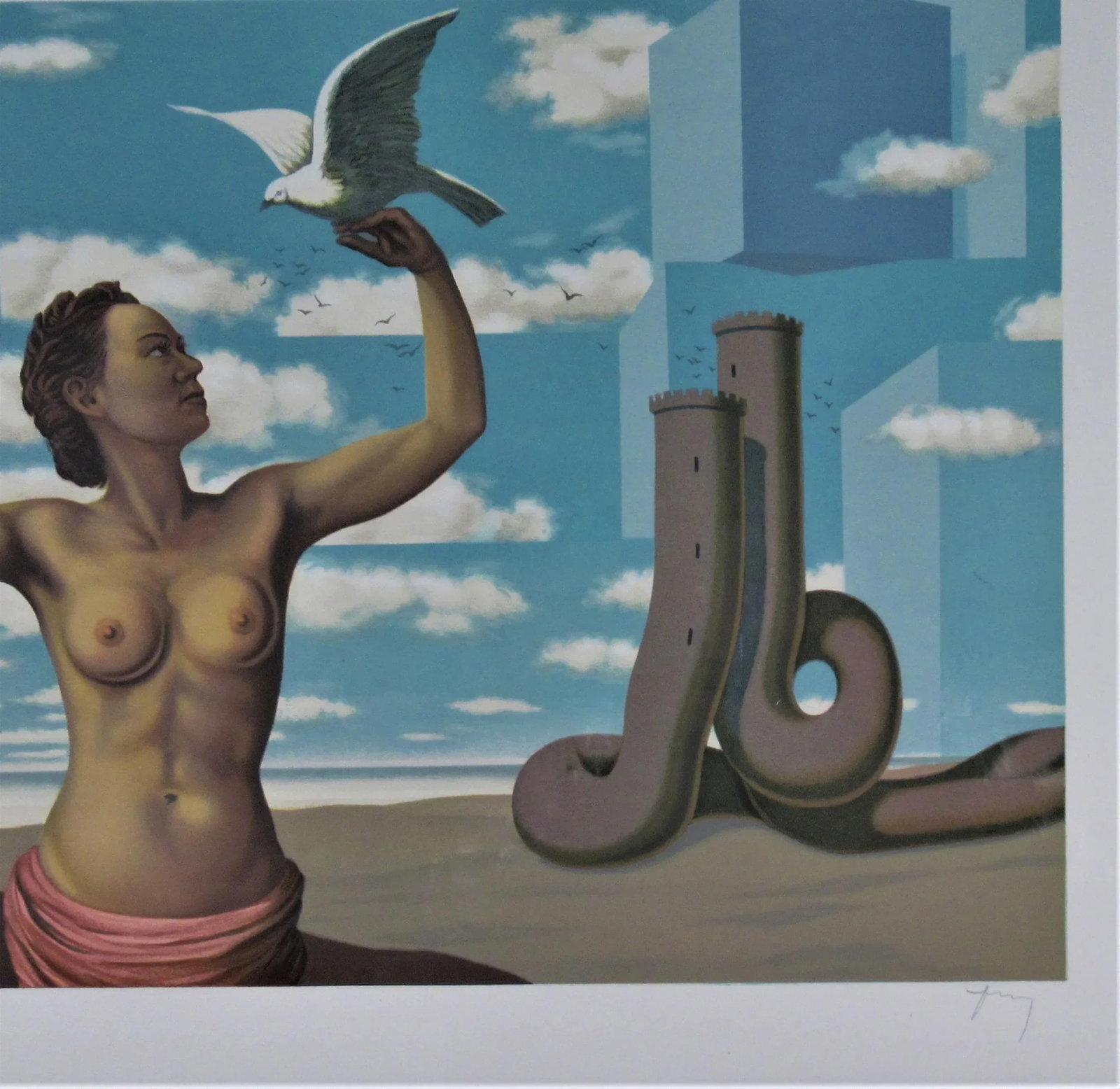 (after) Rene Magritte, Une Jeune Femme Presente Avec Grace, from Les Enfants Trouves - 6