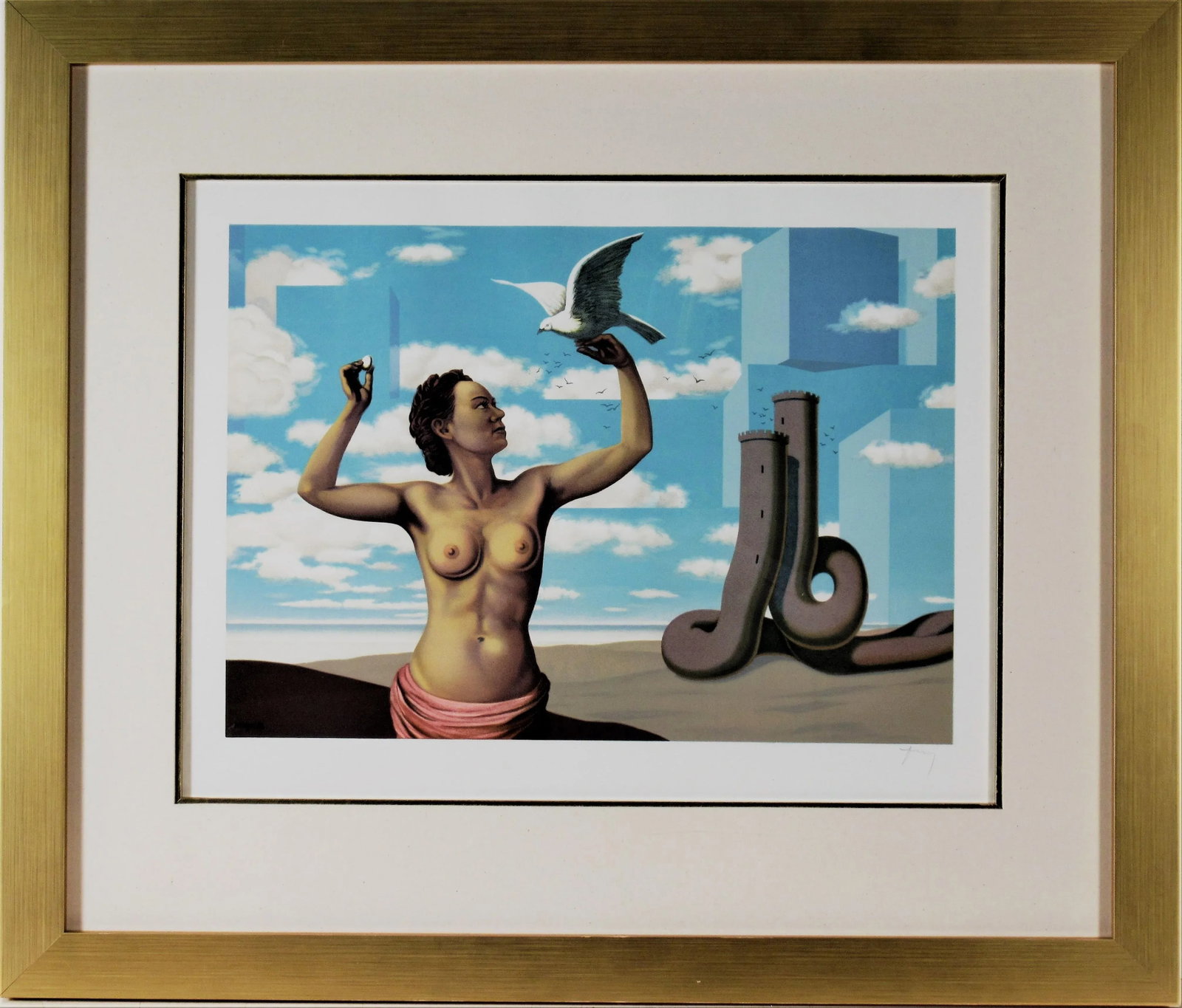 (after) Rene Magritte, Une Jeune Femme Presente Avec Grace, from Les Enfants Trouves - 8