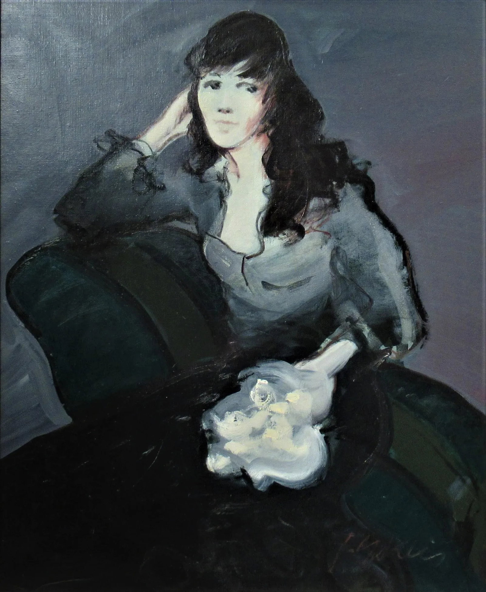 Juan Garces Espinosa, Woman with Bouquet, Circa 1985 - 2