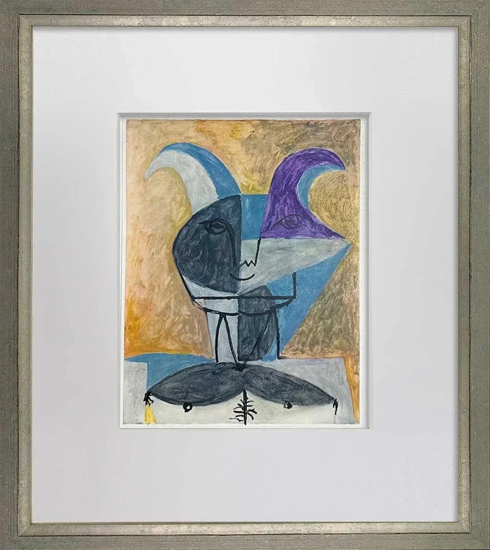Pablo Picasso Limited Ed. Lithograph, 1948 W/Frame Included - 6