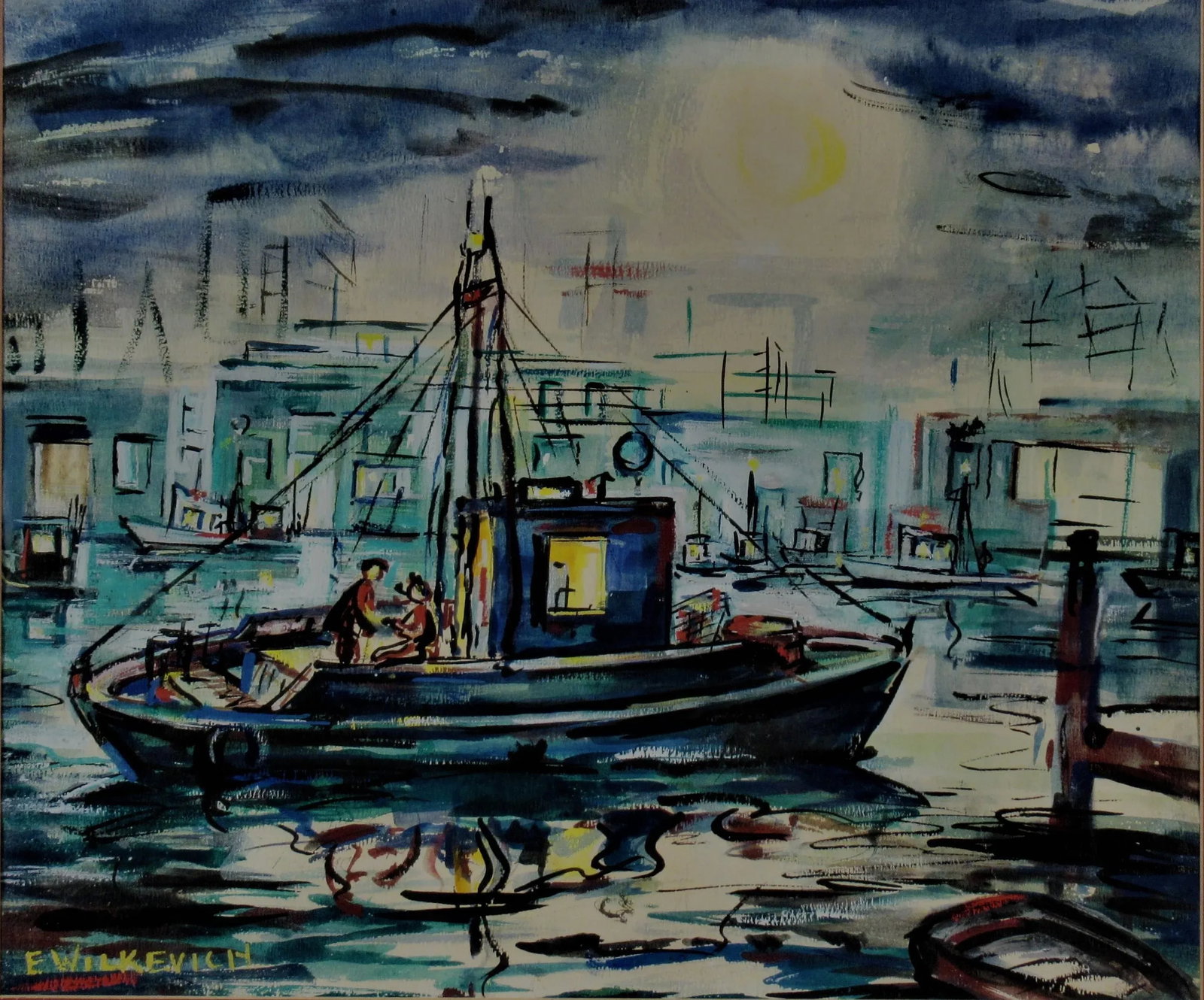 Eleanor Wilkevich, Fishing Boat - 2