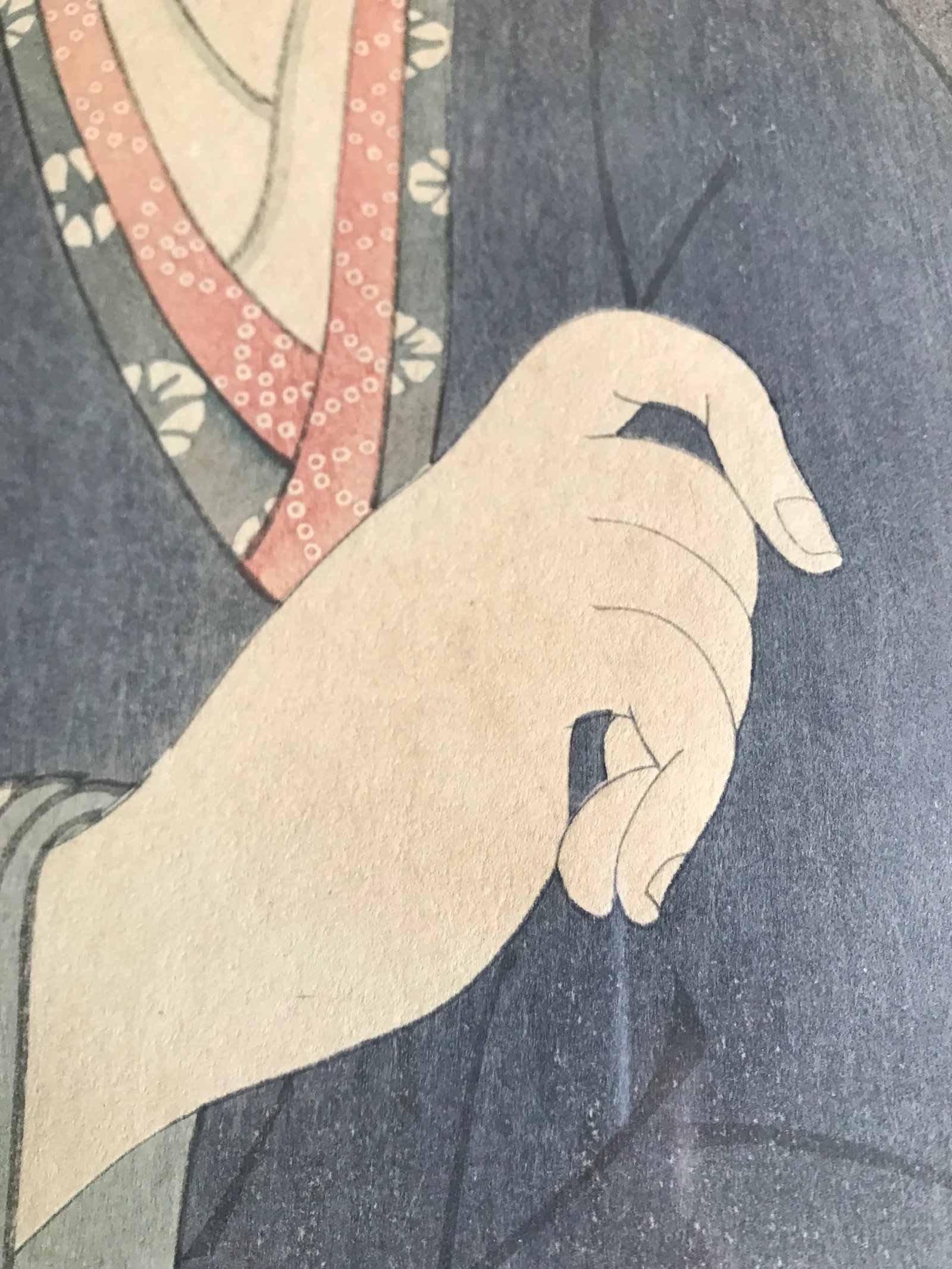Mid 20th Century "The Actor Ichikawa Monnosuke II as Date No Yosaku" Japanese Shin-Hanga Woodblock P - 5