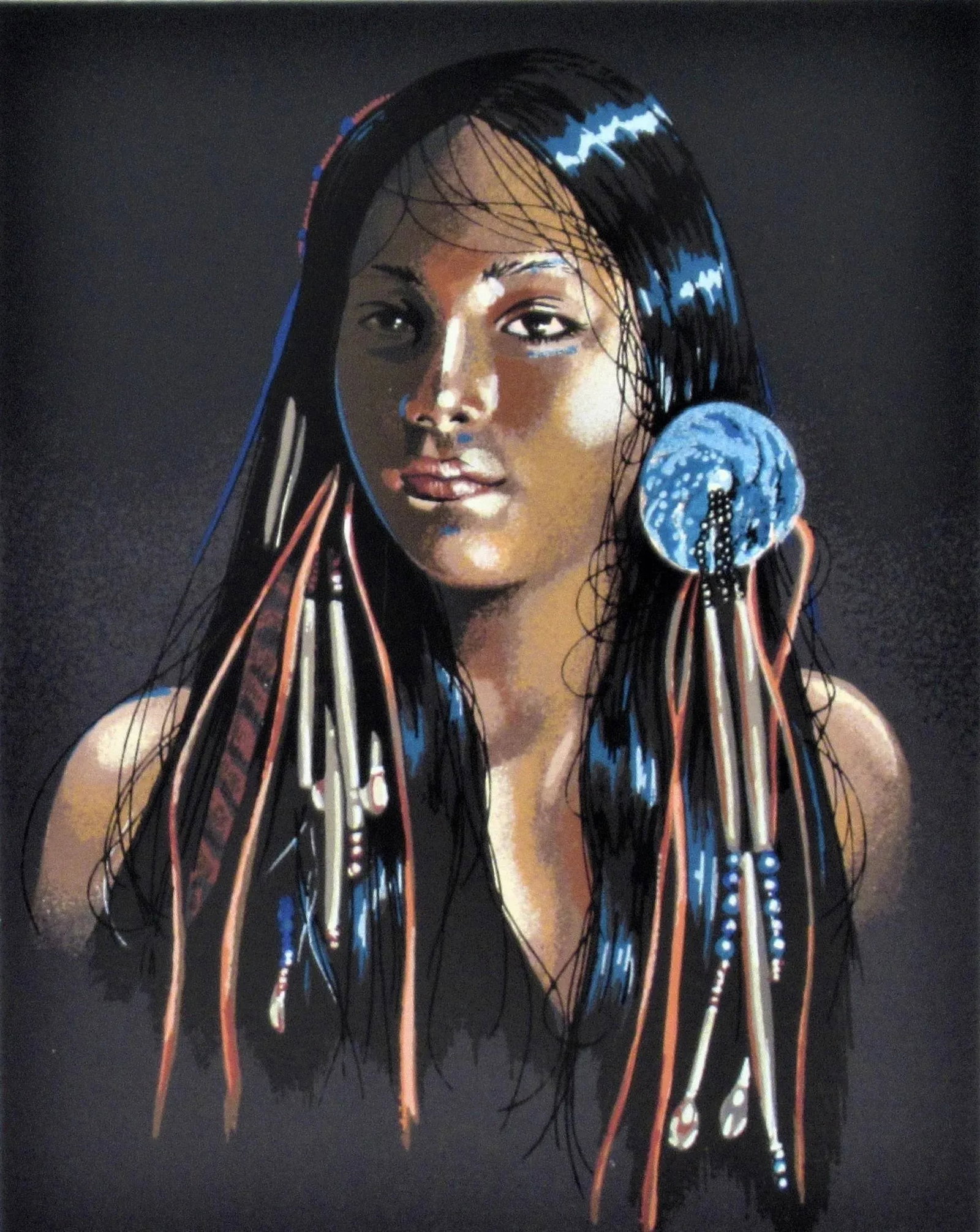 Penni Anne Cross, Night Eyes I, Circa 1980 - 2