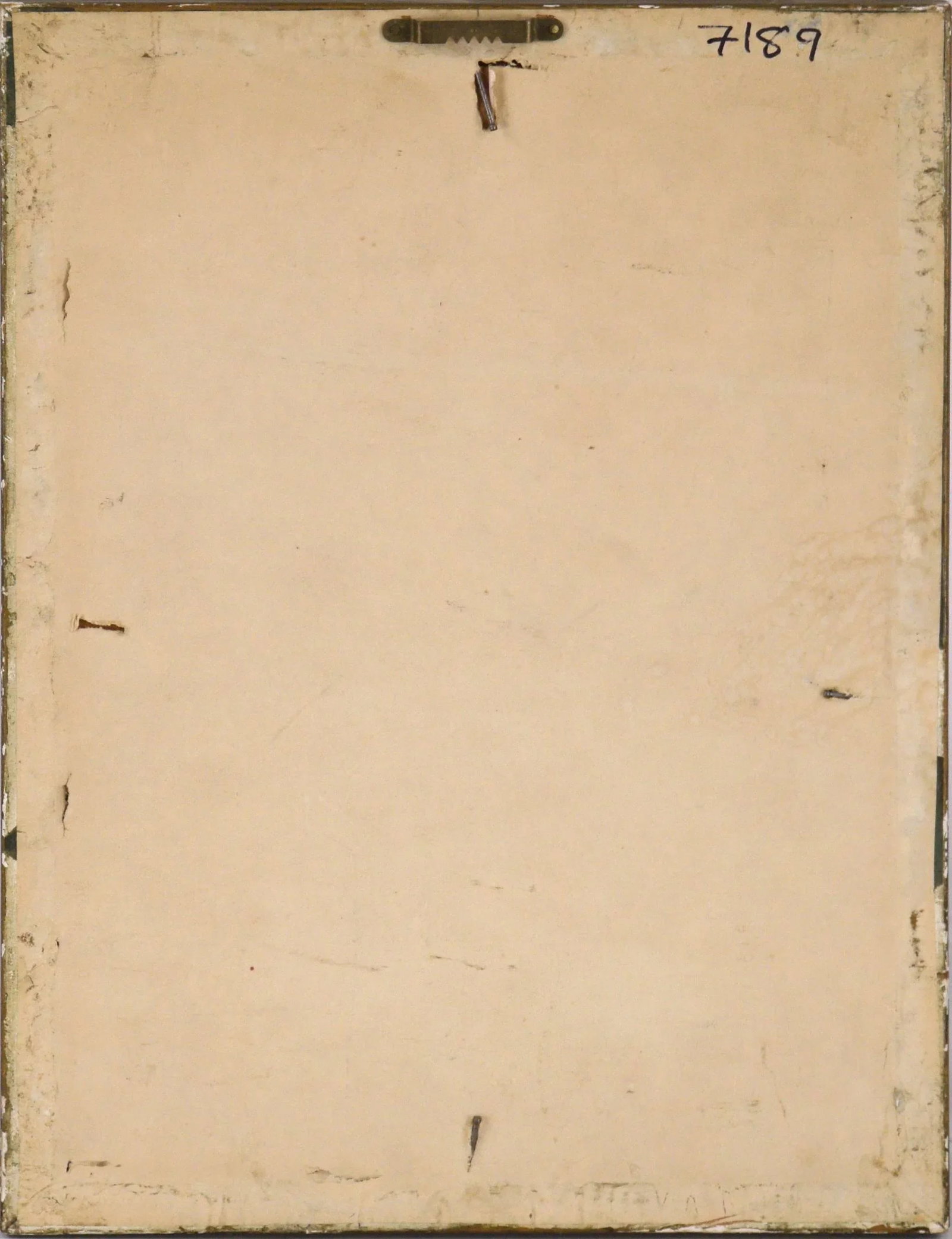 1920s Illustration Gouache Painting of a Country Girl by M. Solomon, Framed - 9