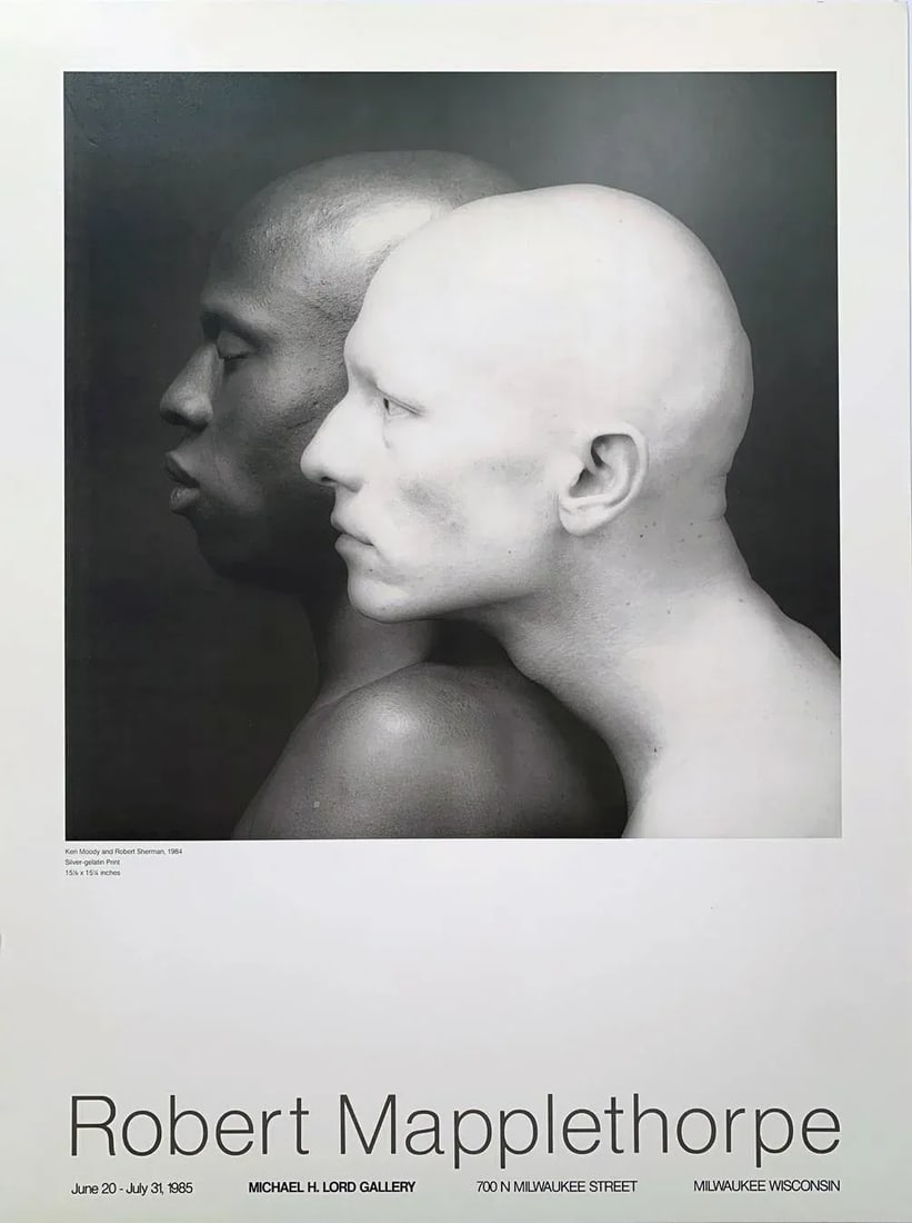 1980s Michael H. Lord Gallery Robert Mapplethorpe Poster - 2