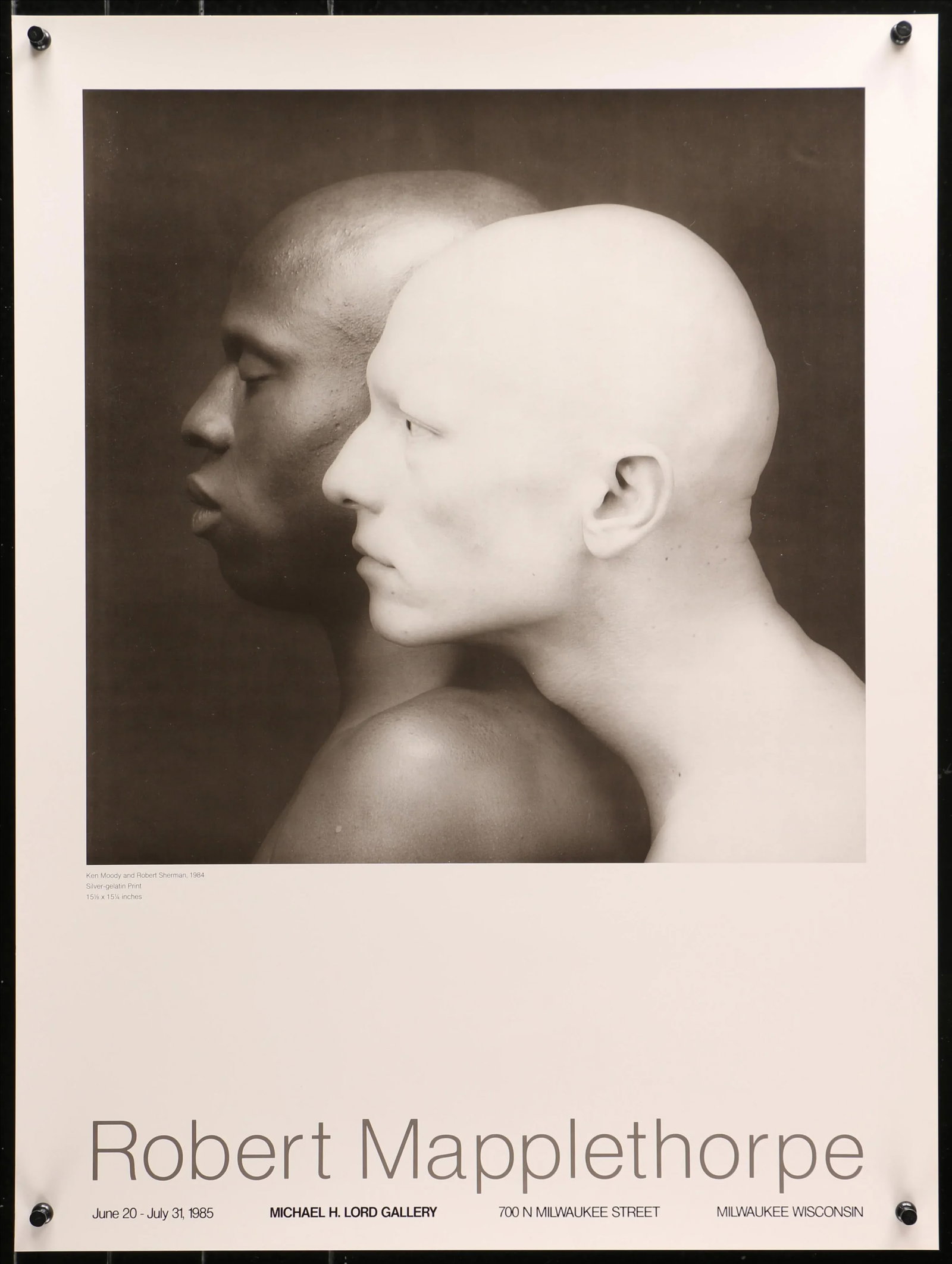 1980s Michael H. Lord Gallery Robert Mapplethorpe Poster - 5