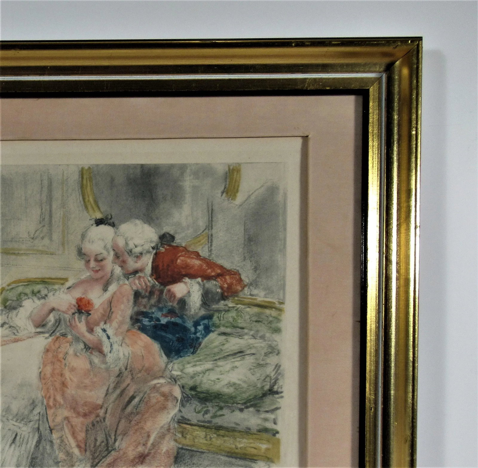 Antoine Calbet, Scene Galante au XVIII eme Siecle #1 - 6