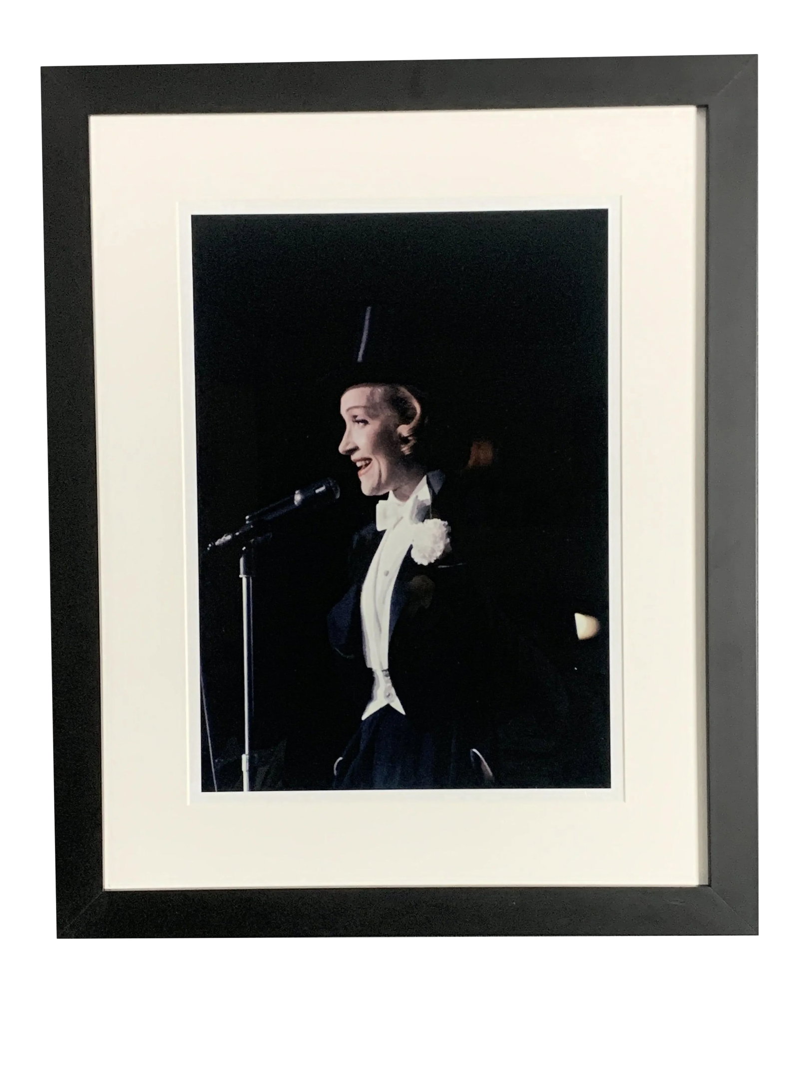 Top-Hatted Chanteuse Slim Aarons Getty Images C-Print, Framed 16x20: Top-Hatted Chanteuse by Slim Aarons Framed C-Print featuring Marlene Dietrich (Maria Magdalene von Losch) 16x20in Print framed and ready for delivery! Currently located in our W Gallery and ships