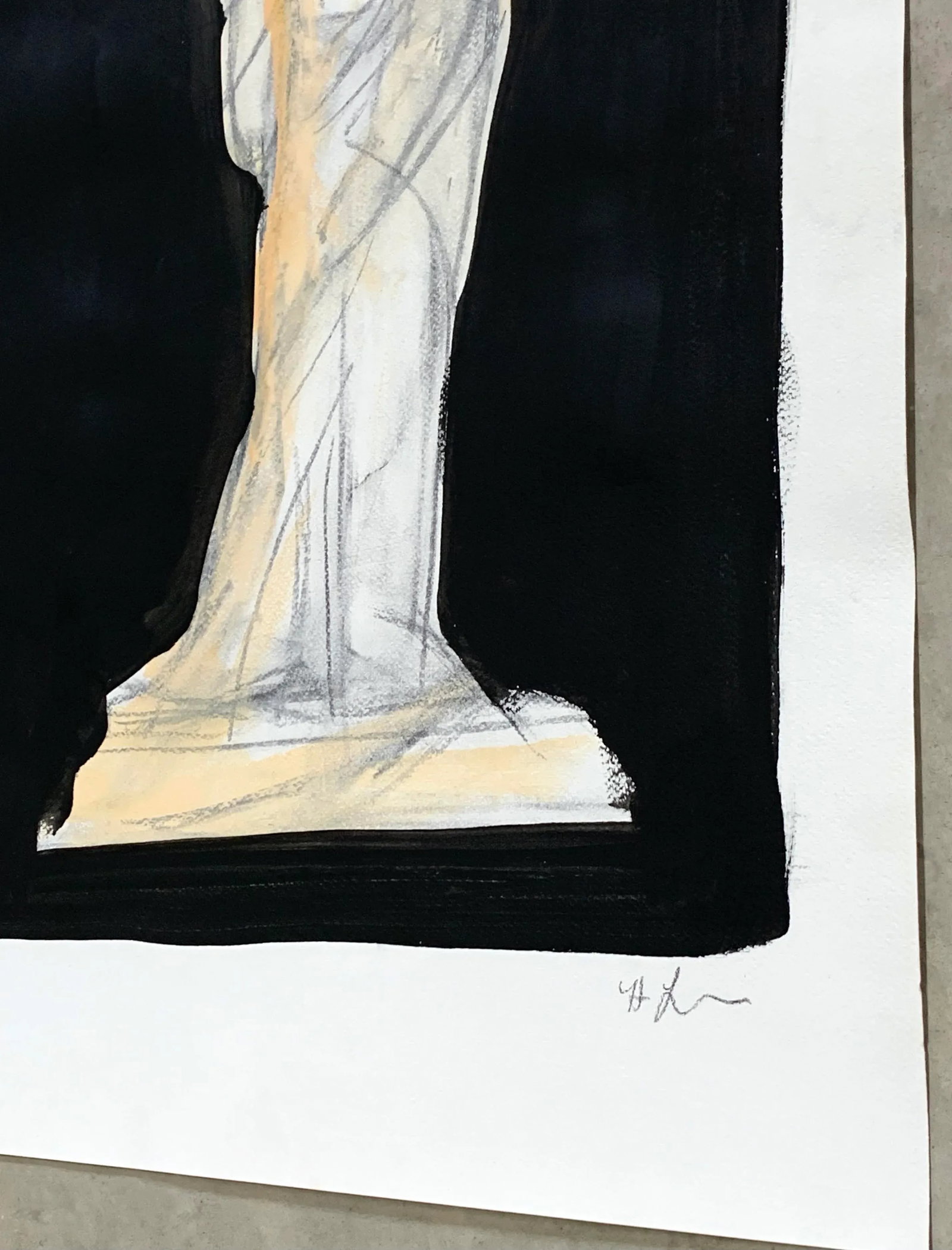Tang Woman, Portrait, Contemporary Works on Paper - 4