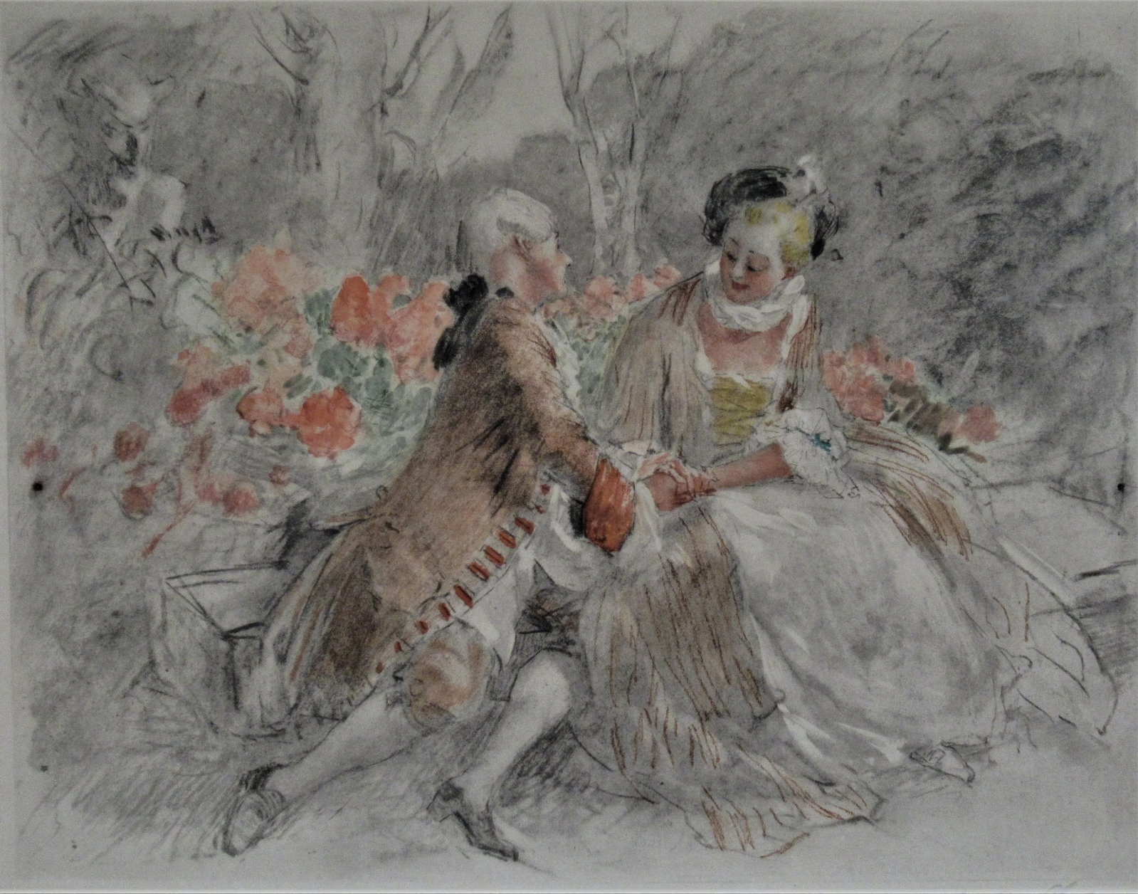 Antoine Calbet, Scene Galante au XVIII eme Siecle #2 - 2